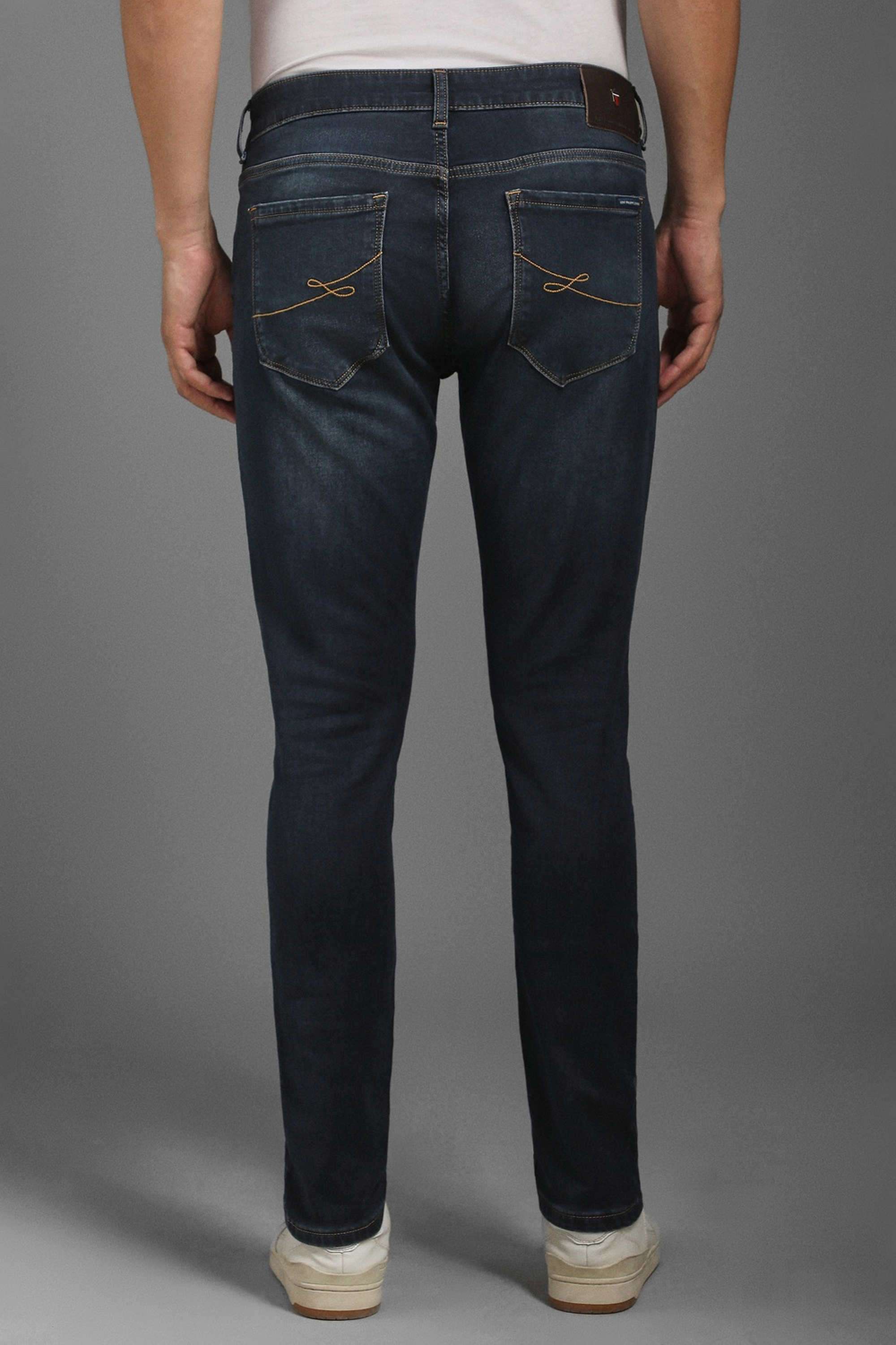 Solid-Cotton-Blend-Slim-Fit-Men-s-Jeans