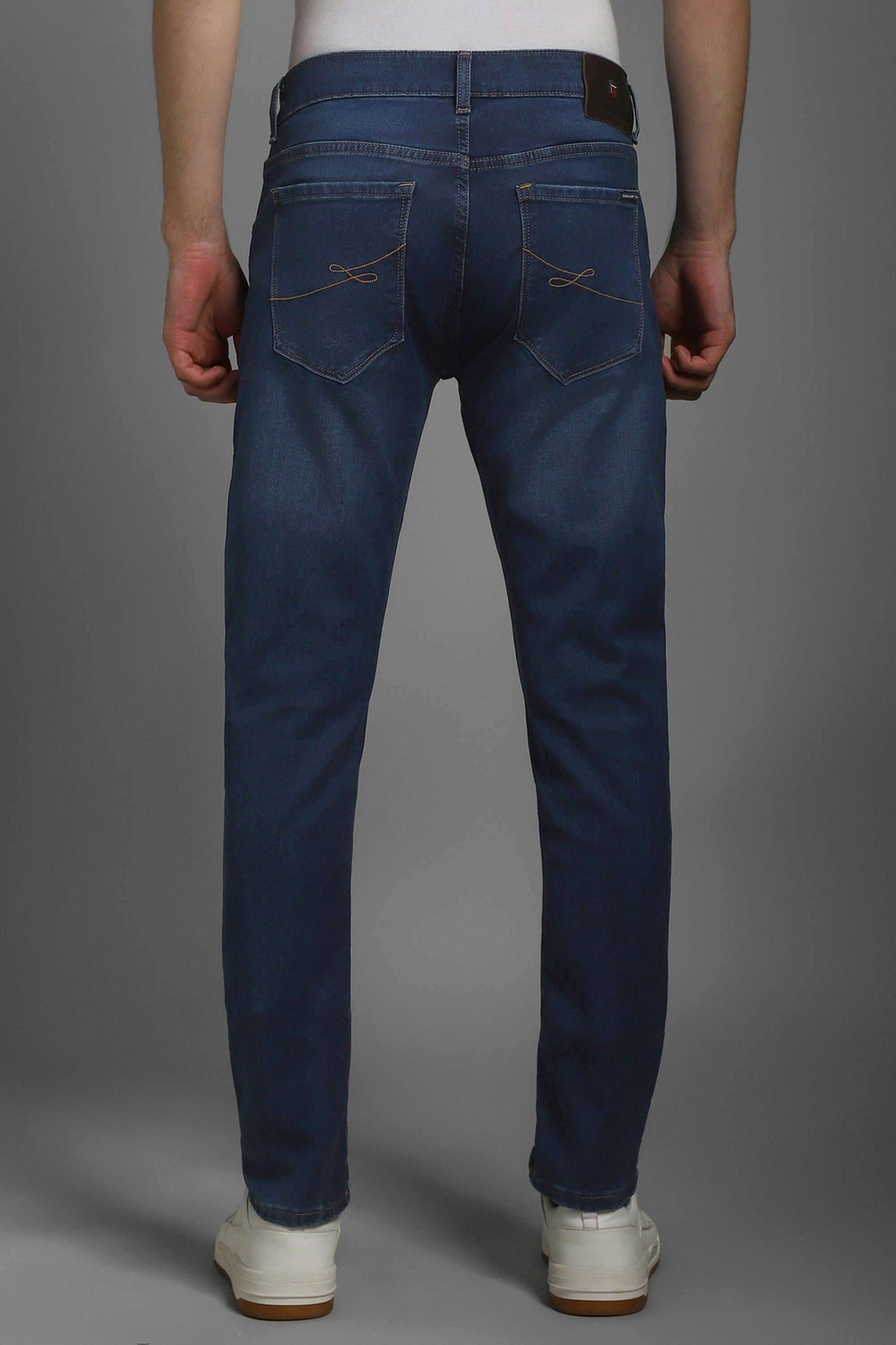 Solid-Cotton-Blend-Slim-Fit-Men-s-Jeans