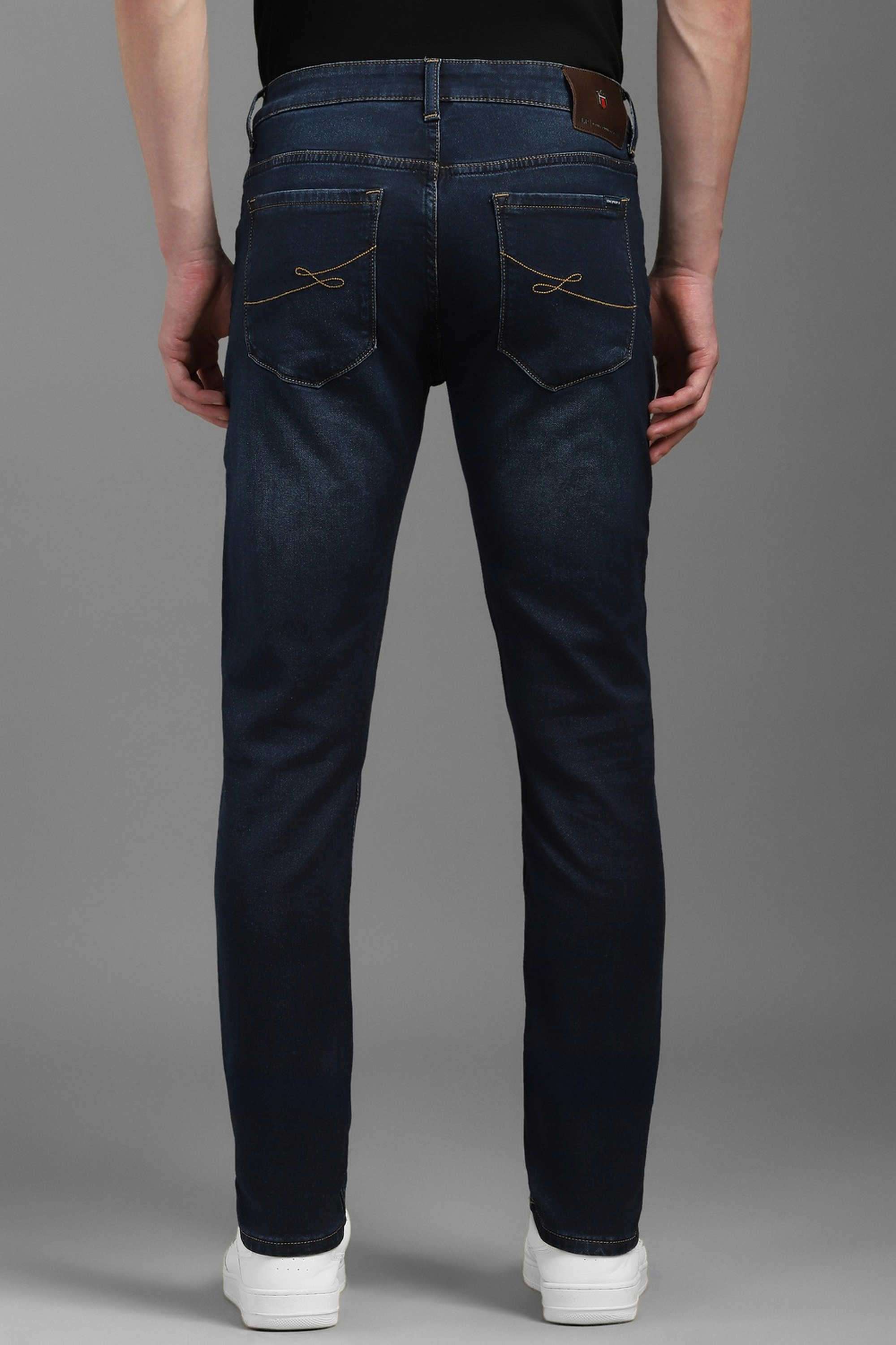 Solid-Cotton-Blend-Slim-Fit-Men-s-Jeans