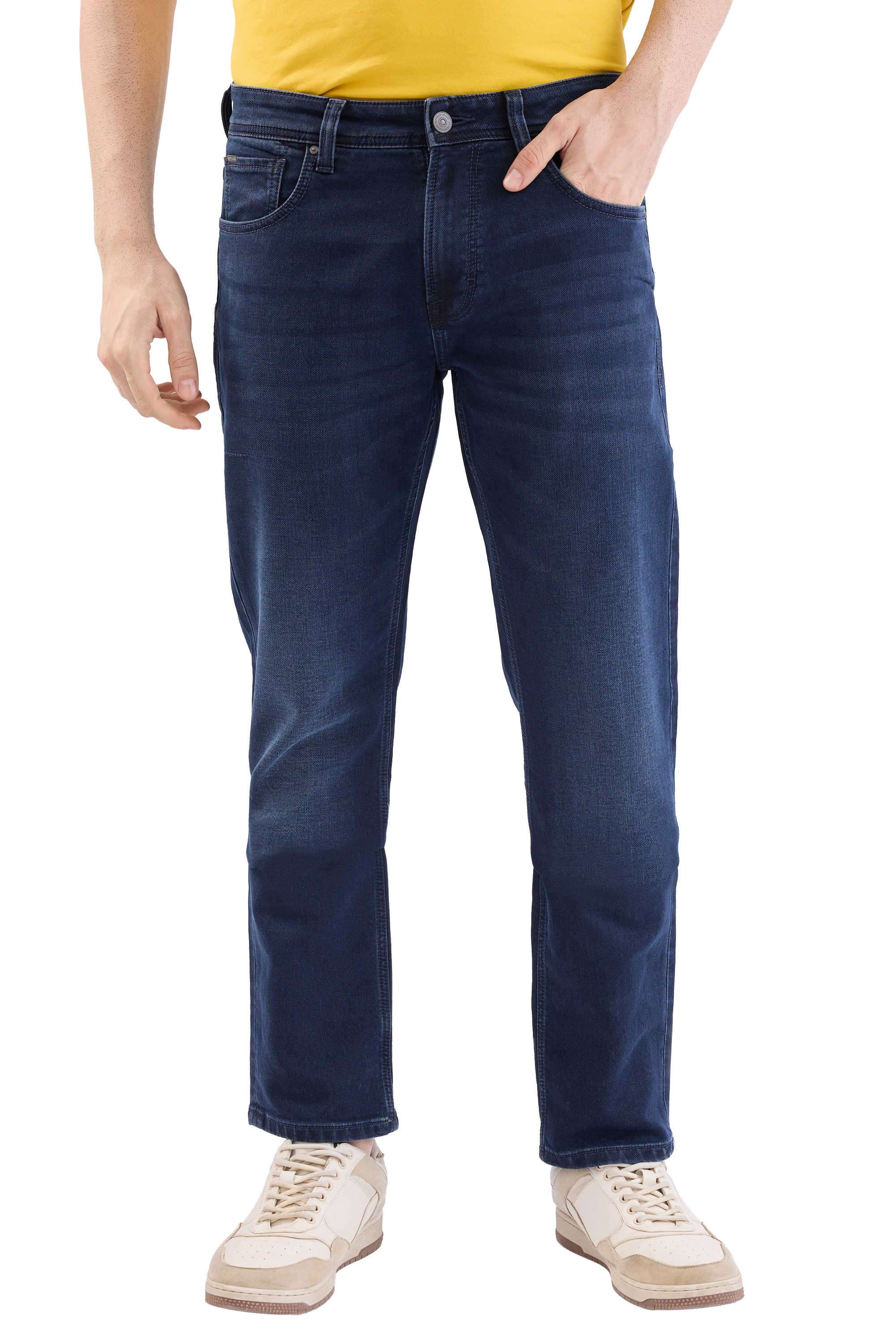 Solid-Cotton-Regular-Fit-Men-s-Jeans