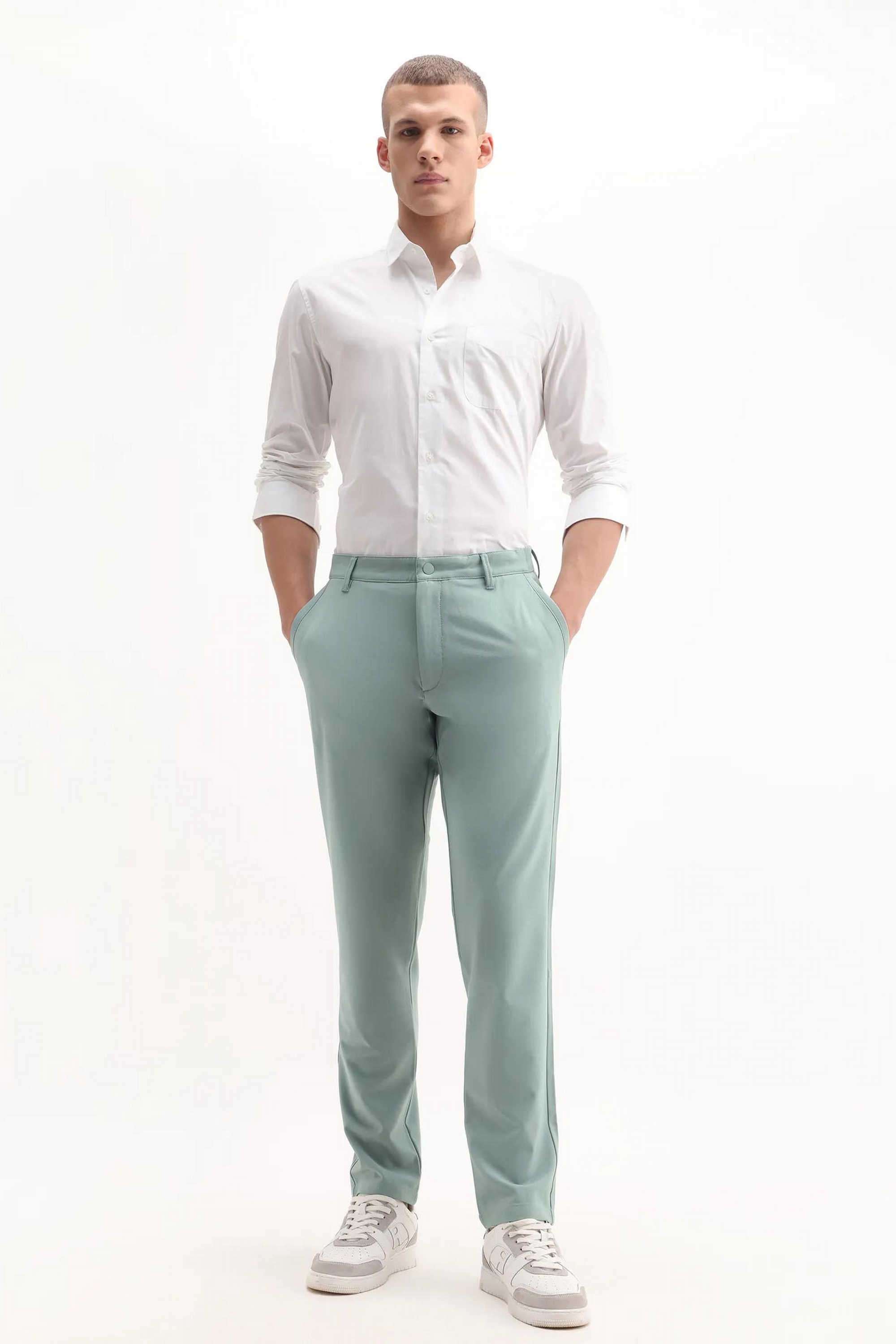 Solid-Cotton-Regular-Fit-Men-s-Casual-Trousers
