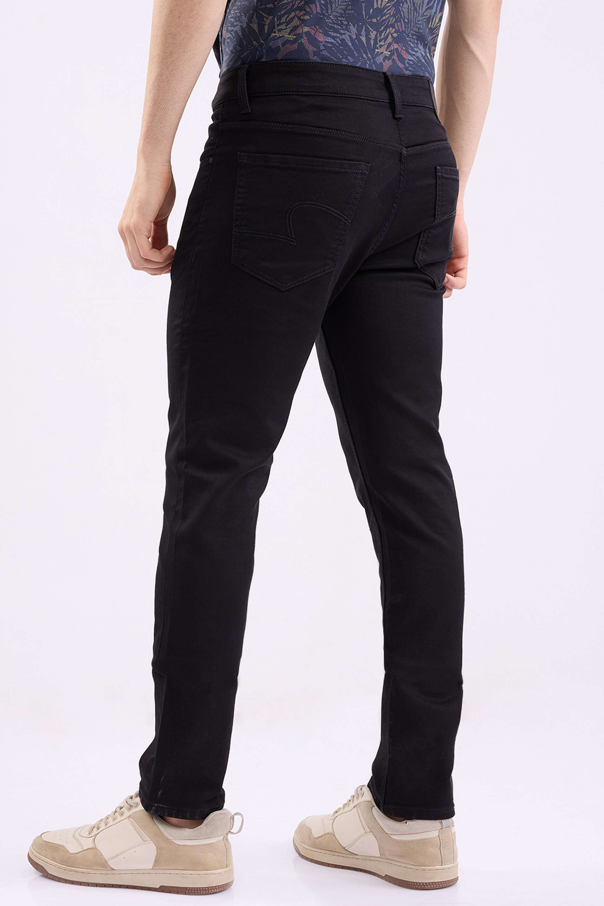 Solid-Cotton-Stretch-Slim-Fit-Men-s-Jeans