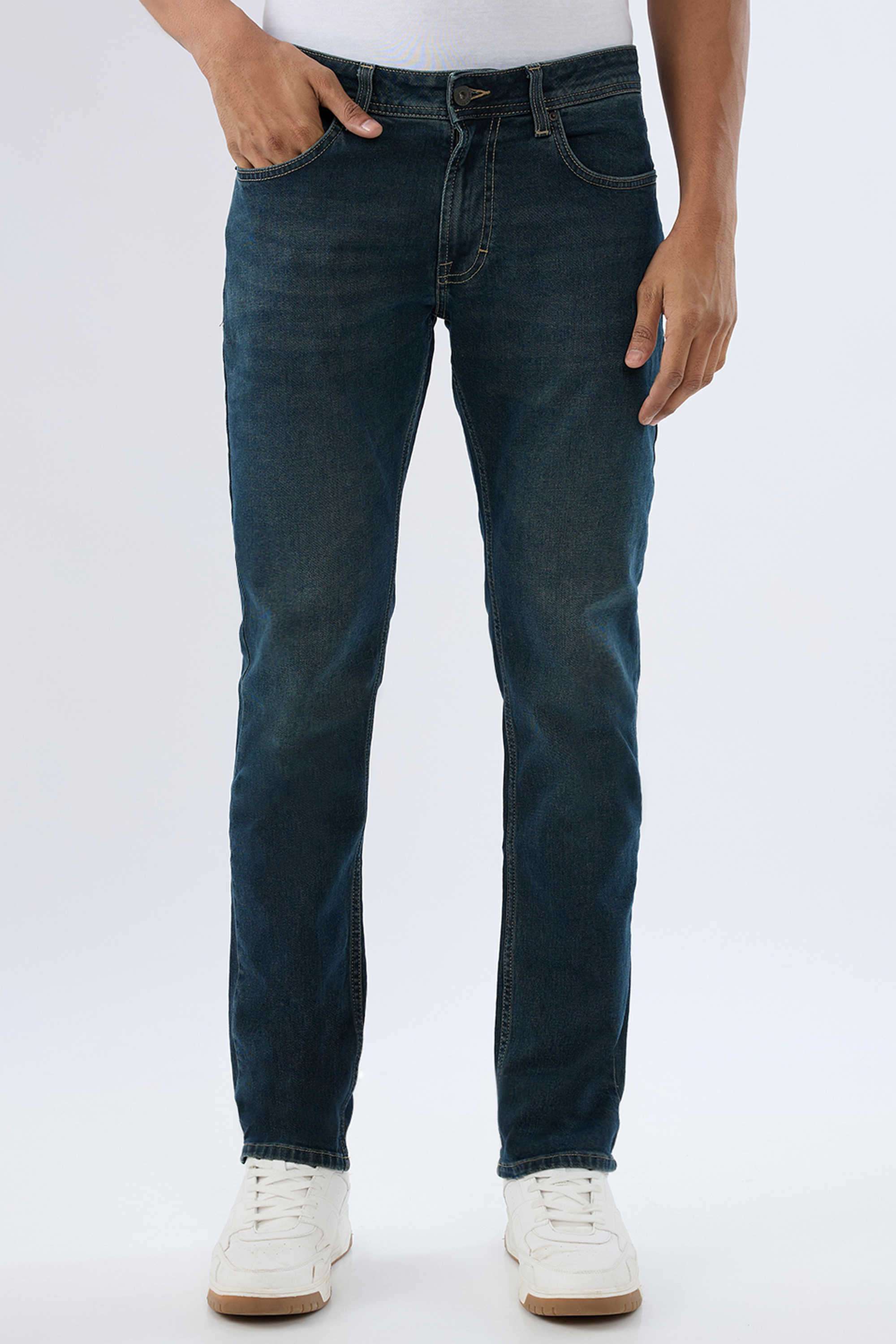 Light-Wash-Cotton-Regular-Fit-Men-Jeans