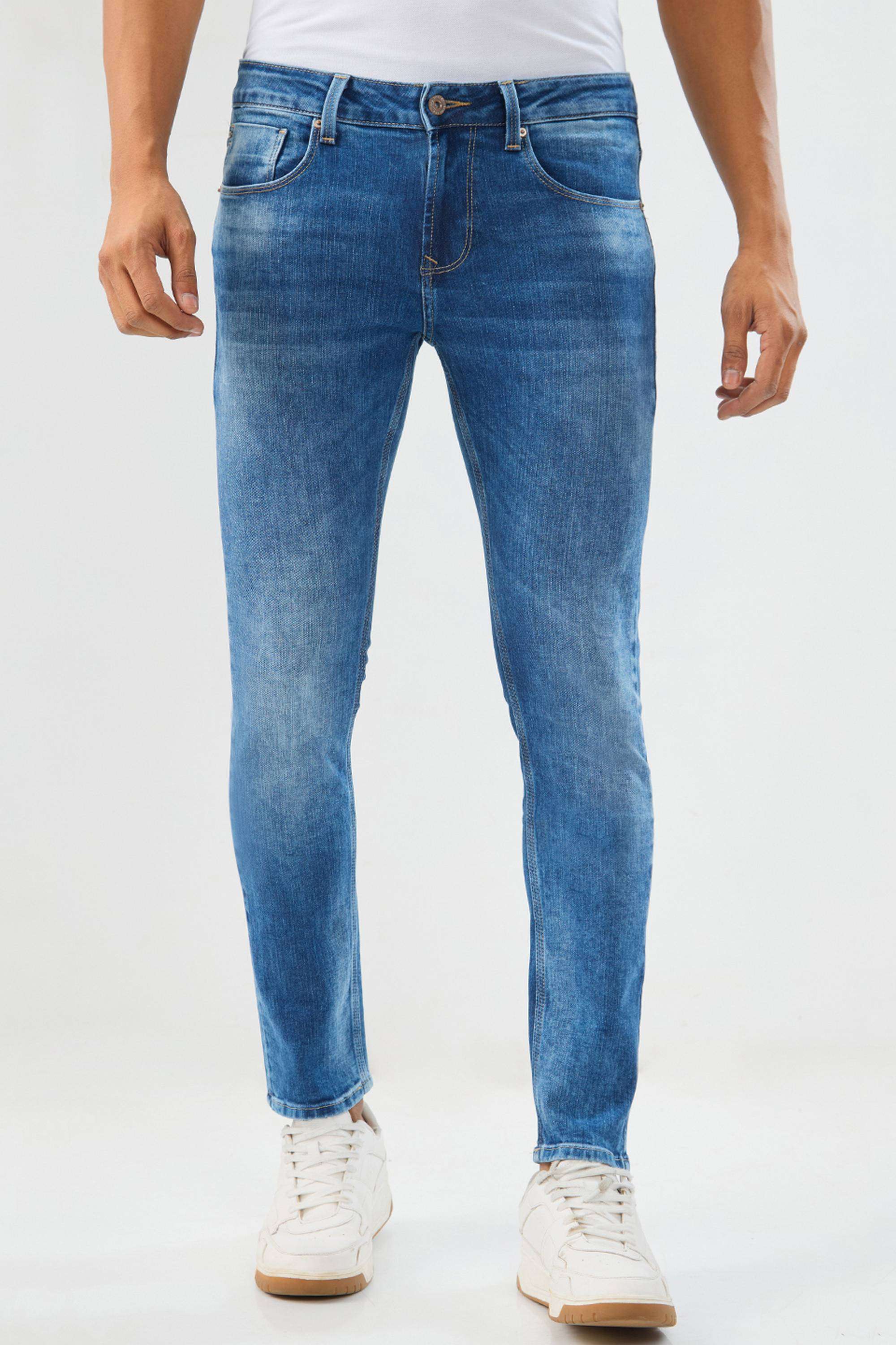 Solid-Cotton-Stretch-Slim-Fit-Men-s-Jeans