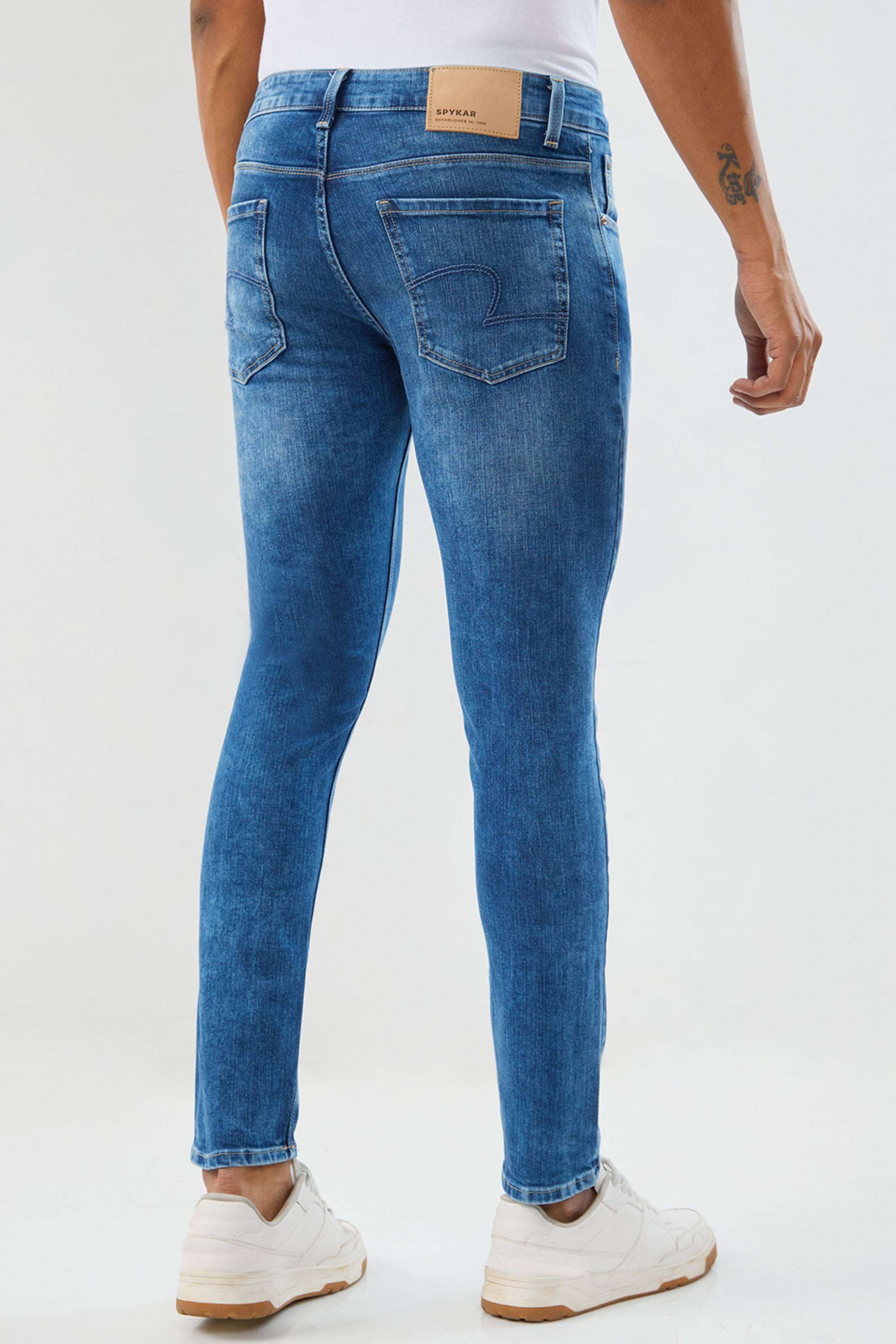 Solid-Cotton-Stretch-Slim-Fit-Men-s-Jeans
