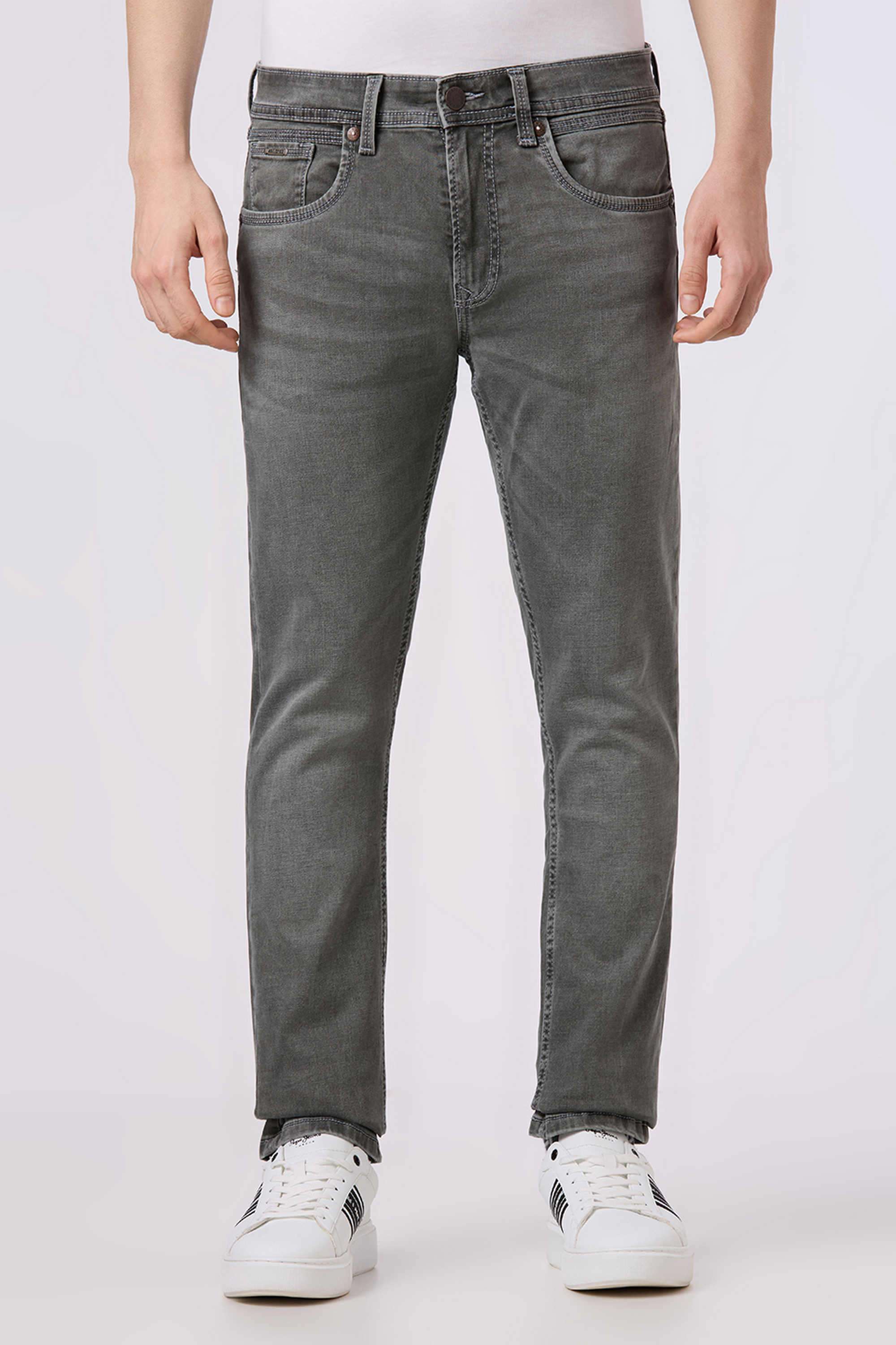 Light-Wash-Cotton-Slim-Fit-Men-Jeans