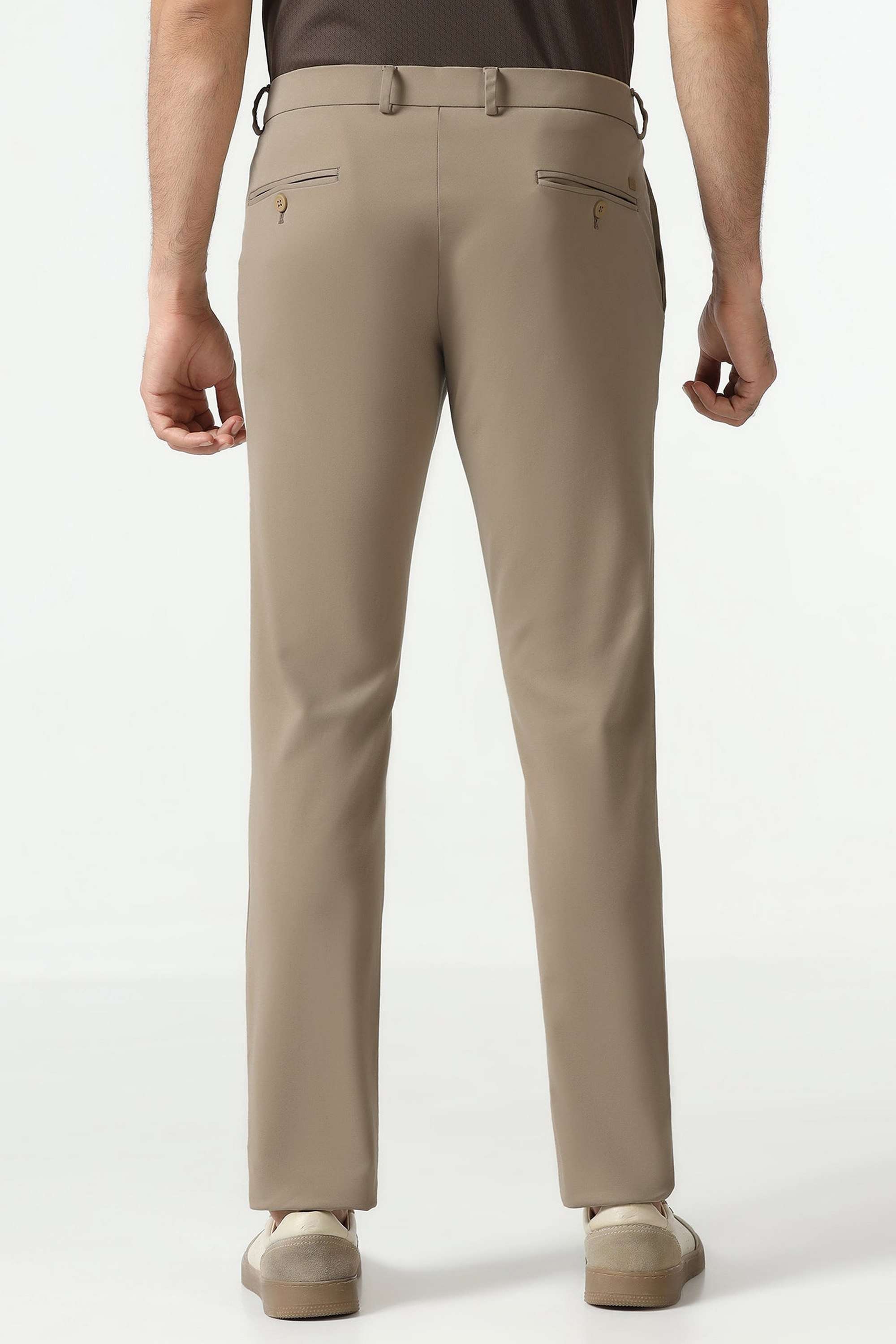 Solid-Cotton-Blend-Super-Slim-Fit-Men-s-Trousers