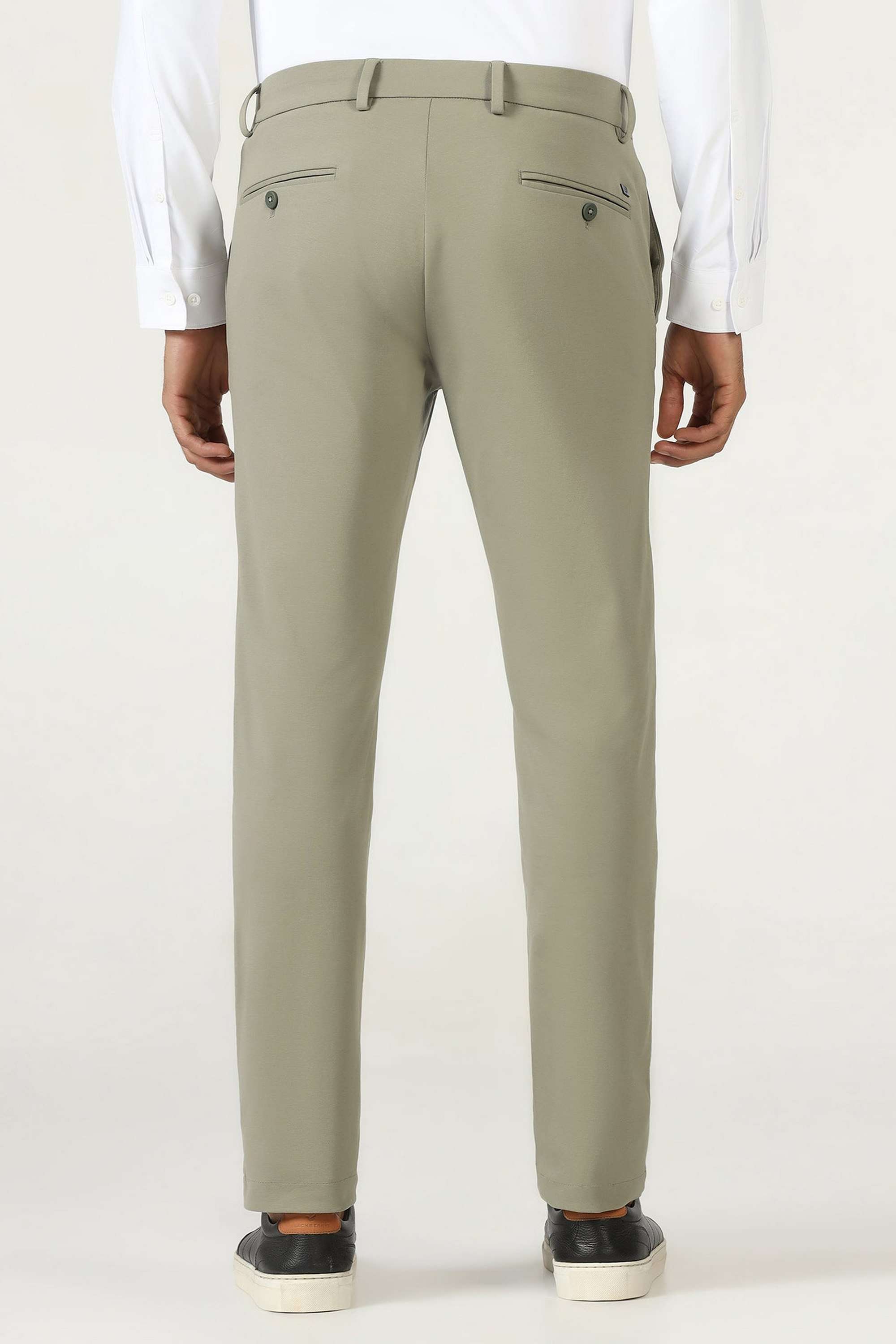 Solid-Cotton-Blend-Super-Slim-Fit-Men-Casual-Wear-Trouser