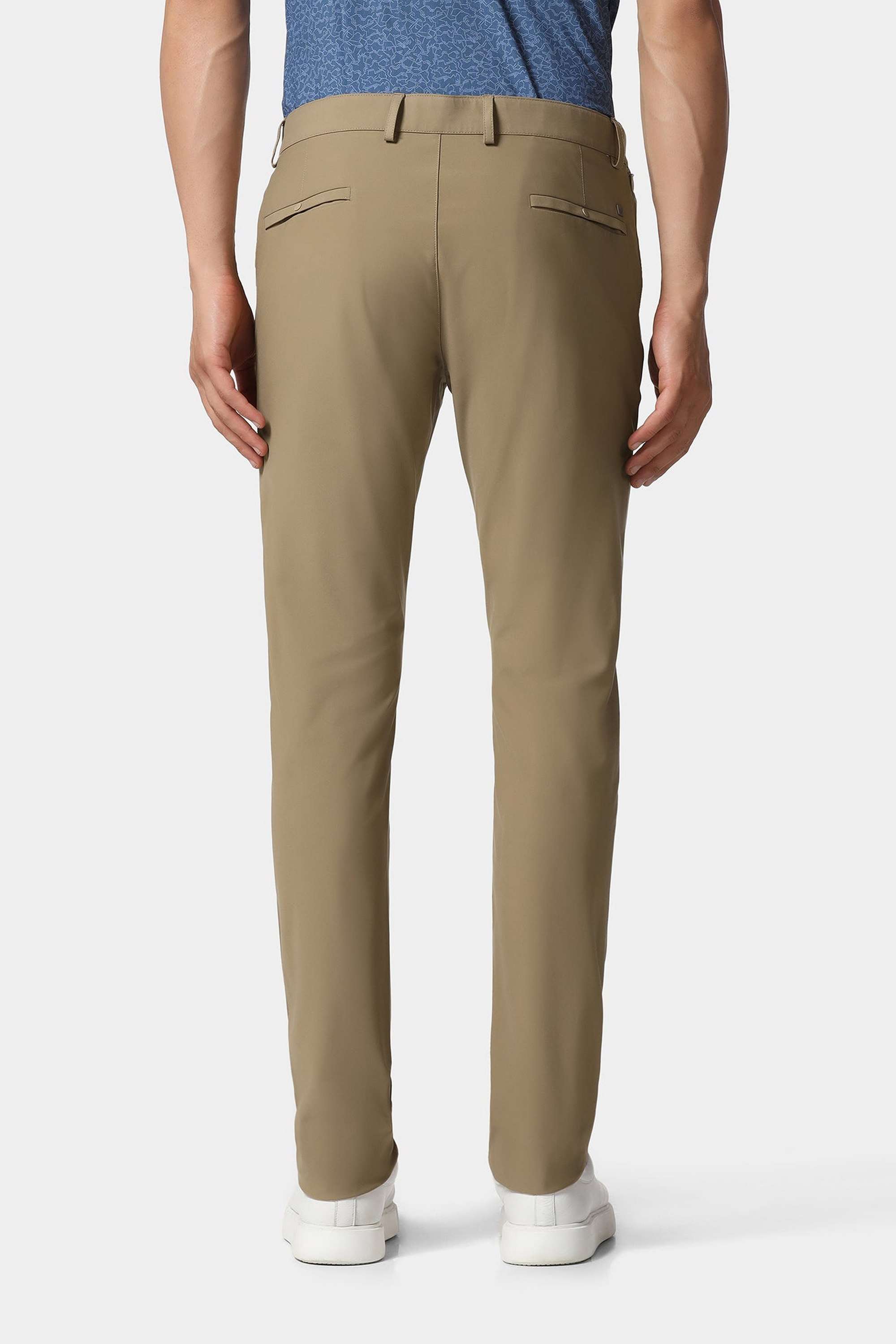Solid-Polyester-Slim-Fit-Men-s-Formal-Trousers