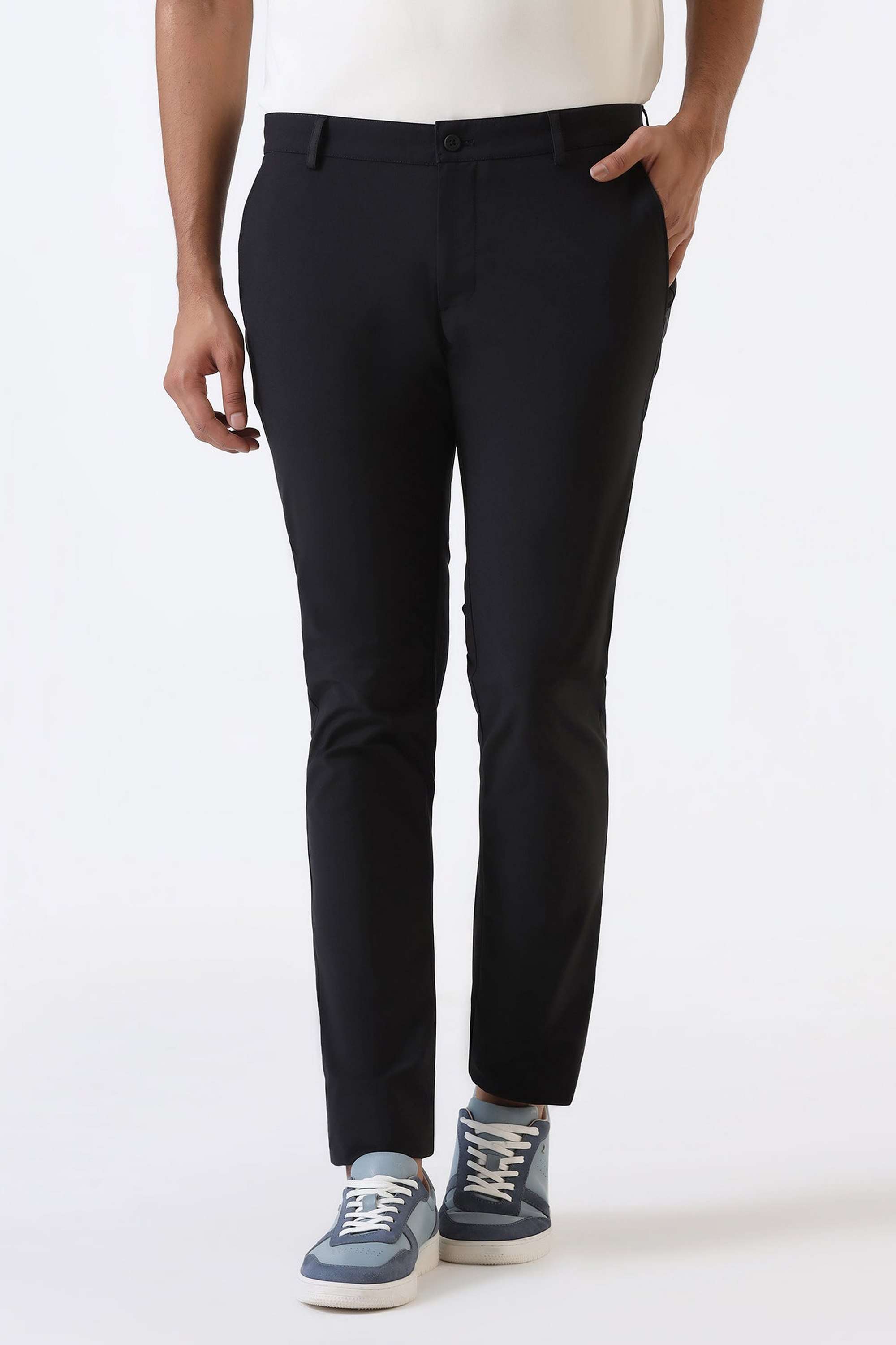 Solid-Polyester-Slim-Fit-Men-s-Formal-Trousers