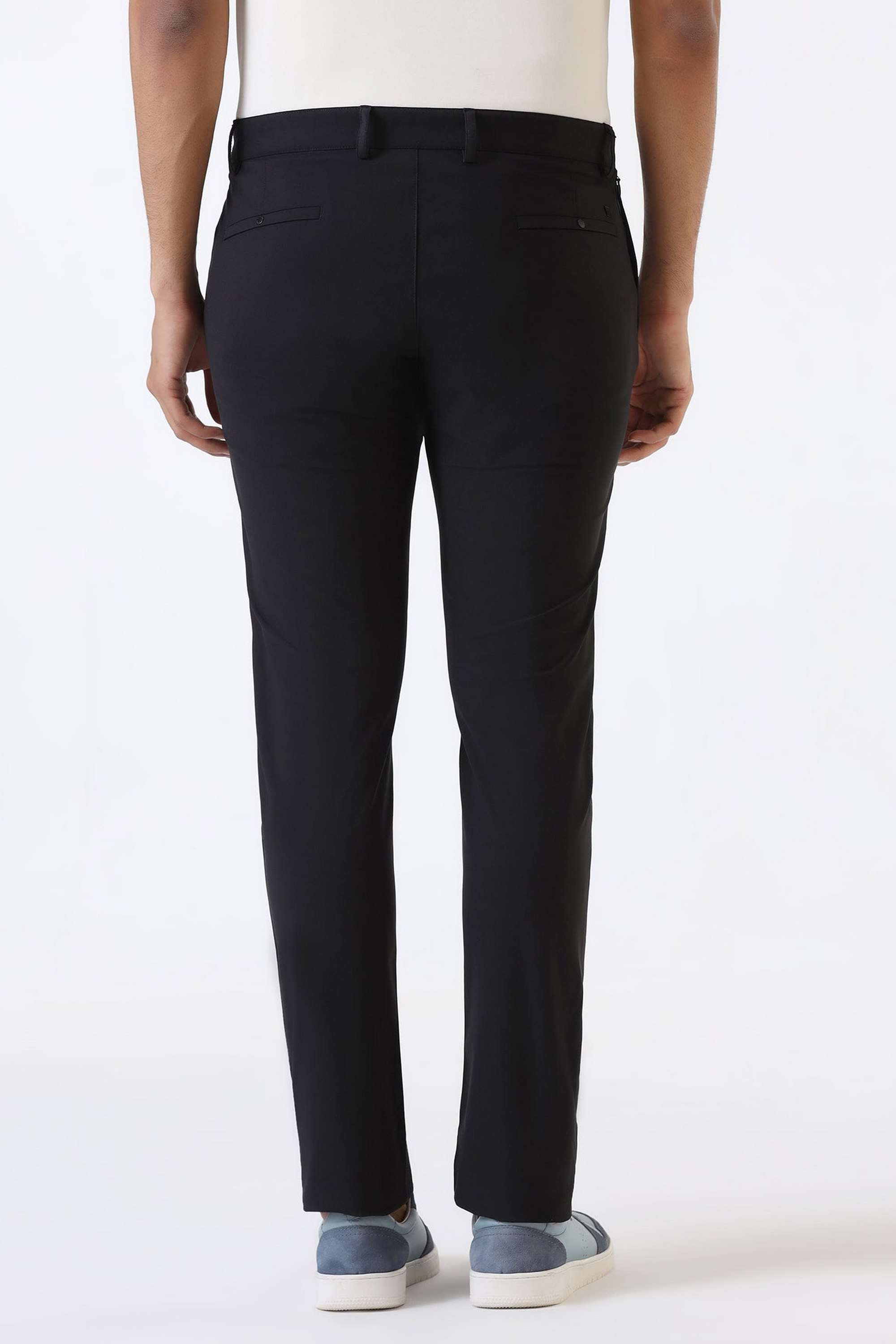 Solid-Polyester-Slim-Fit-Men-Casual-Wear-Trouser