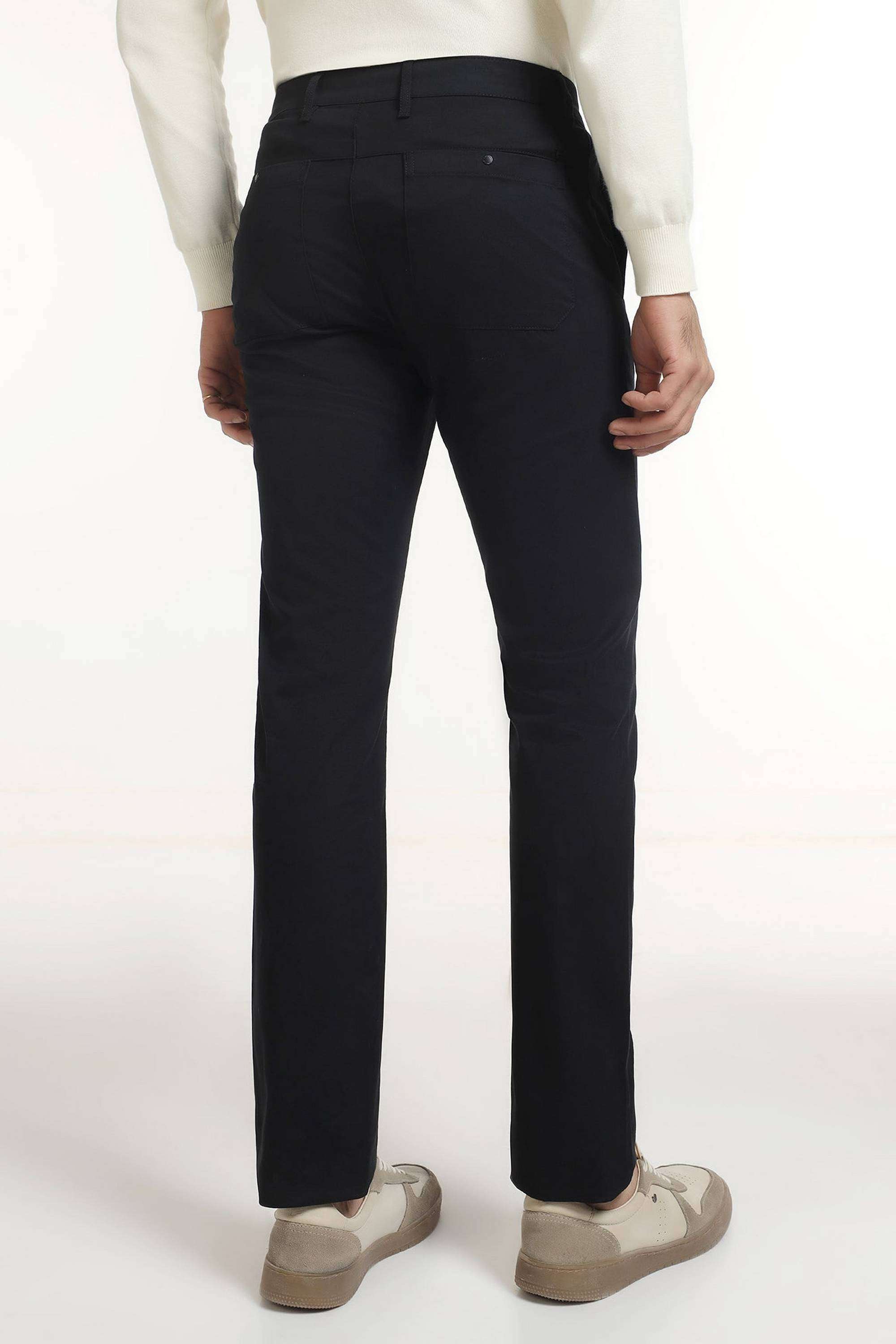 Dobby-Cotton-Blend-Slim-Fit-Men-s-Trousers