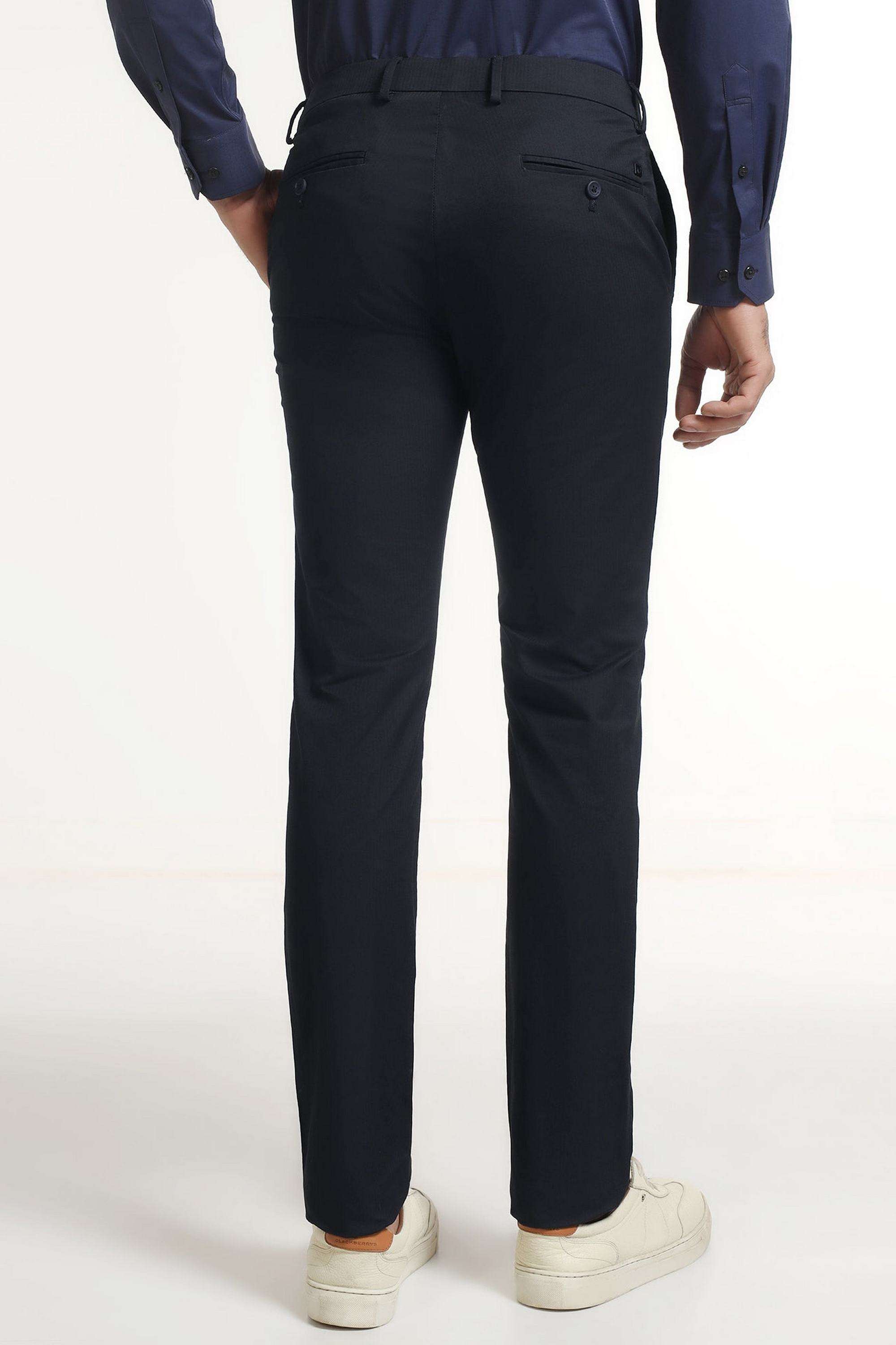 Solid-Cotton-Blend-Super-Slim-Fit-Men-s-Formal-Wear-Trousers