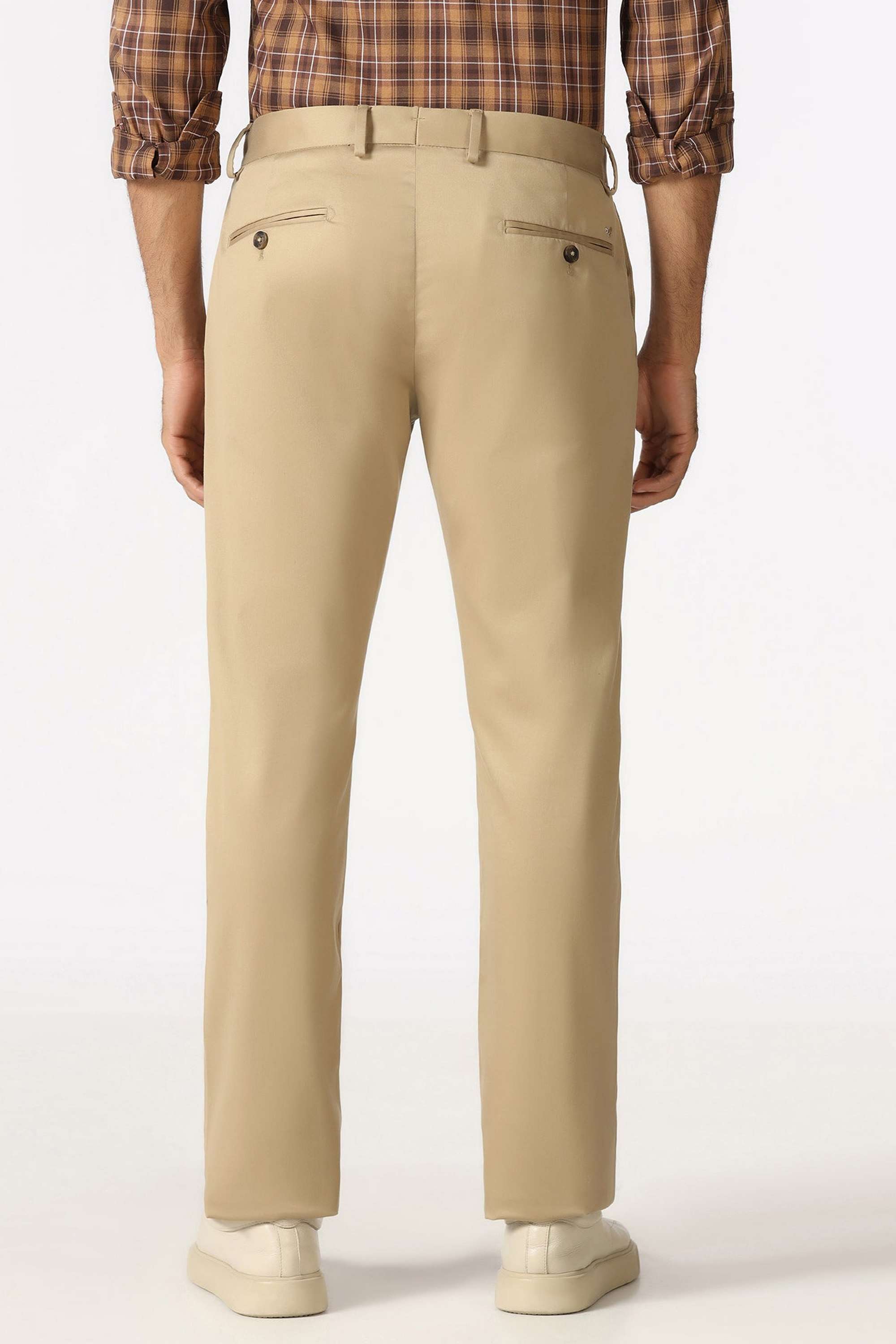 Solid-Cotton-Blend-Slim-Fit-Men-Casual-Wear-Trouser