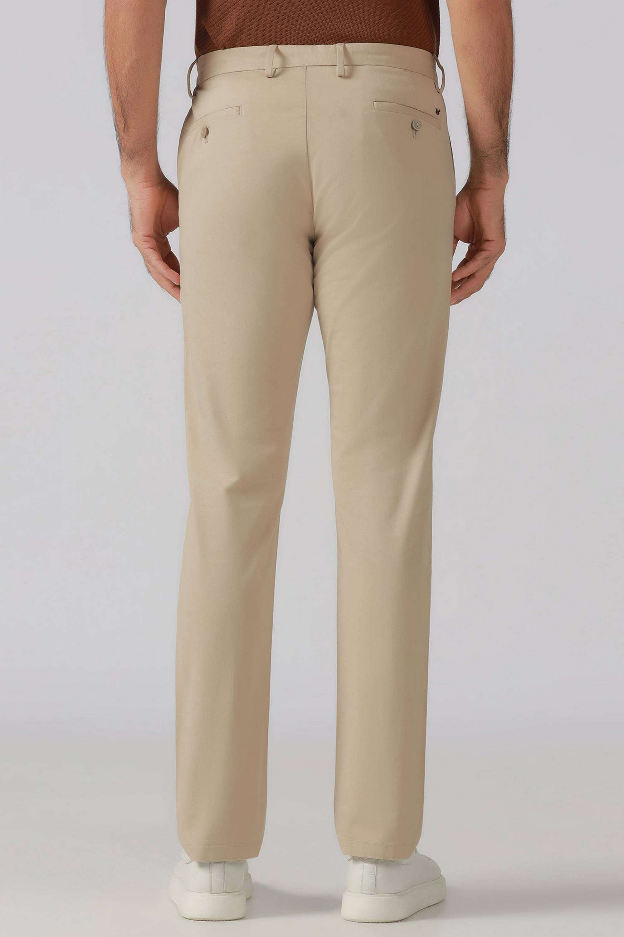Solid-Cotton-Blend-Slim-Fit-Men-s-Trousers