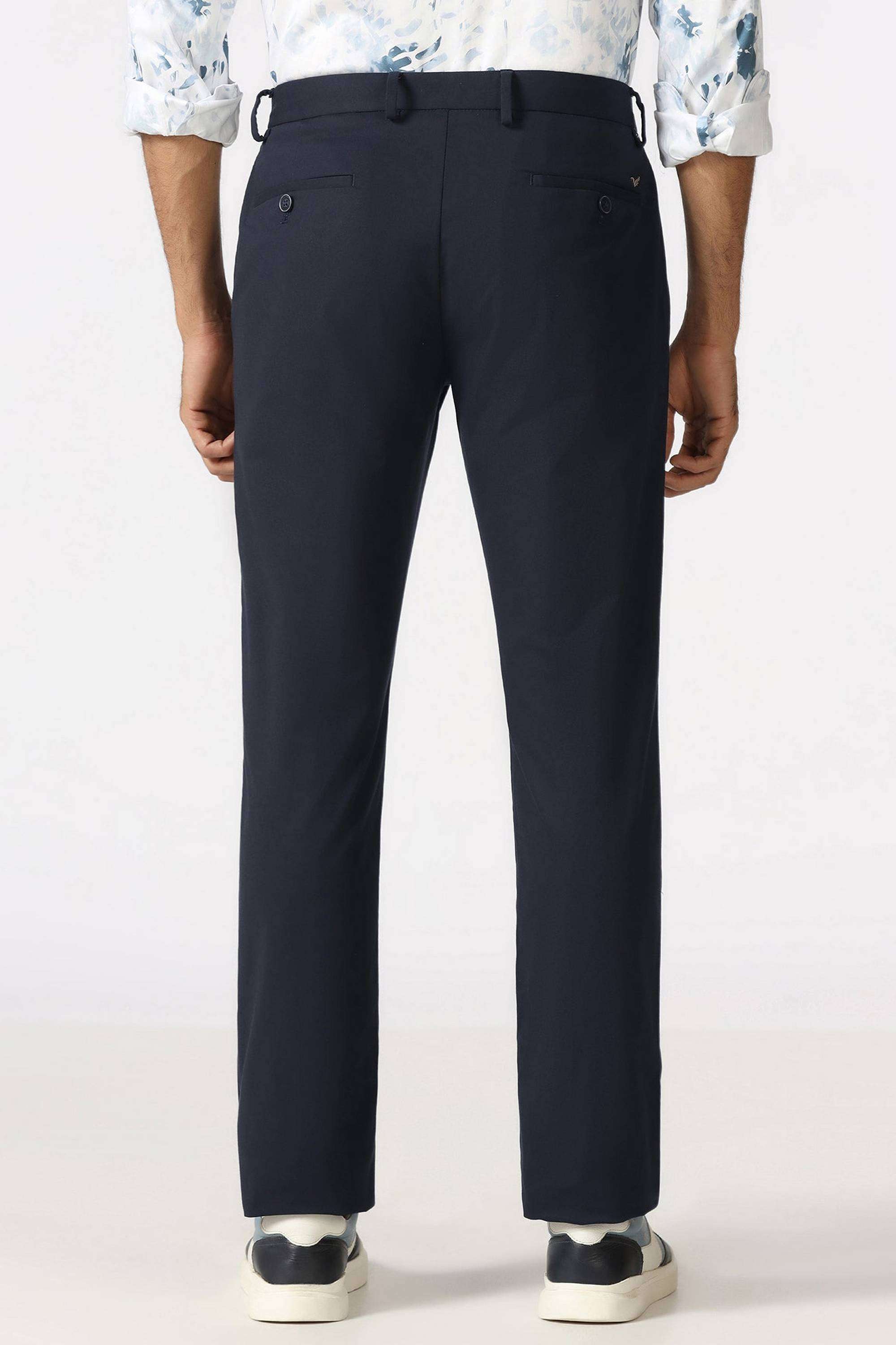 Solid-Cotton-Blend-Slim-Fit-Men-s-Trousers