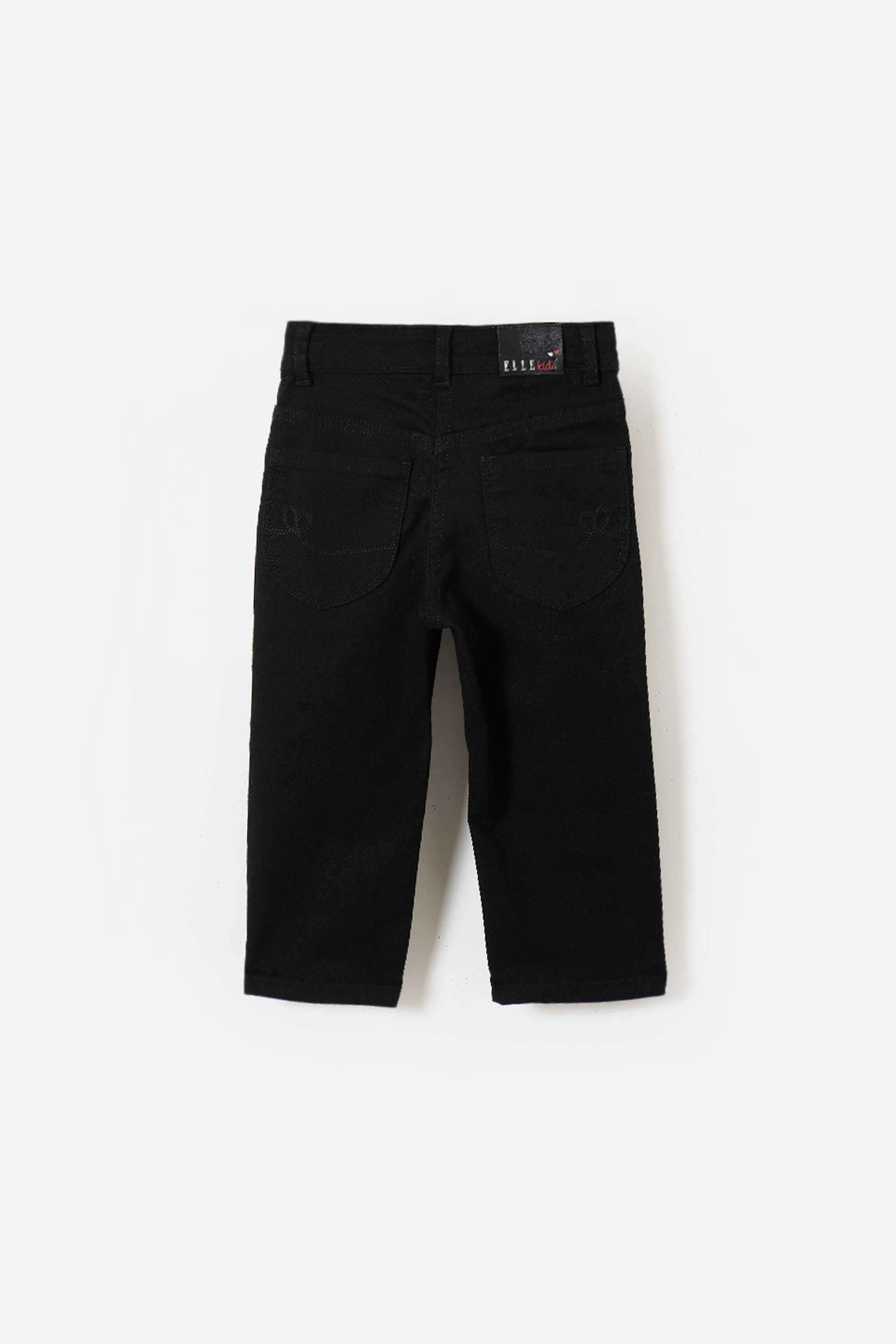 Solid-Cotton-Regular-Fit-Girl-s-Jeans