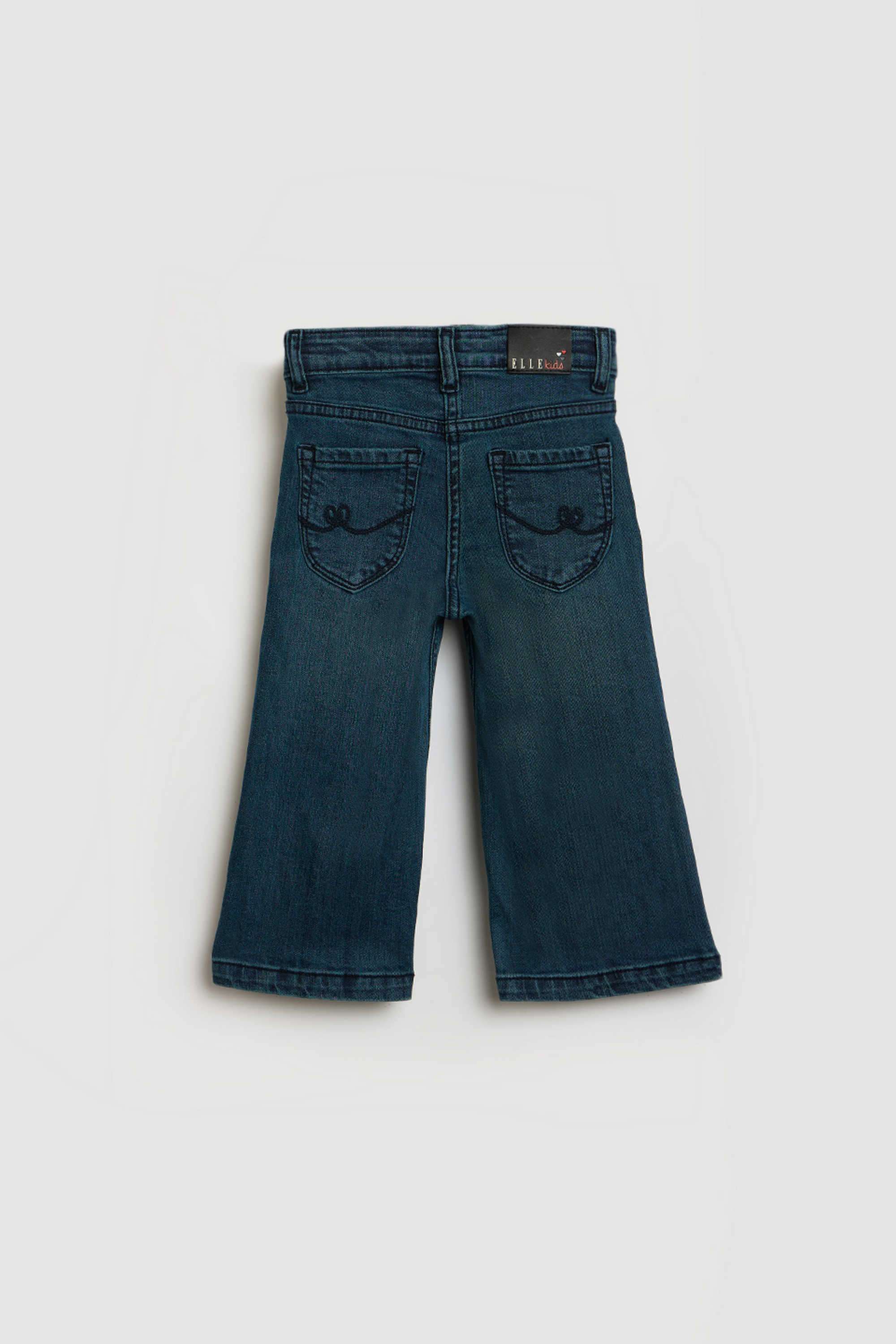 Solid-Cotton-Oversized-Fit-Girl-s-Jeans