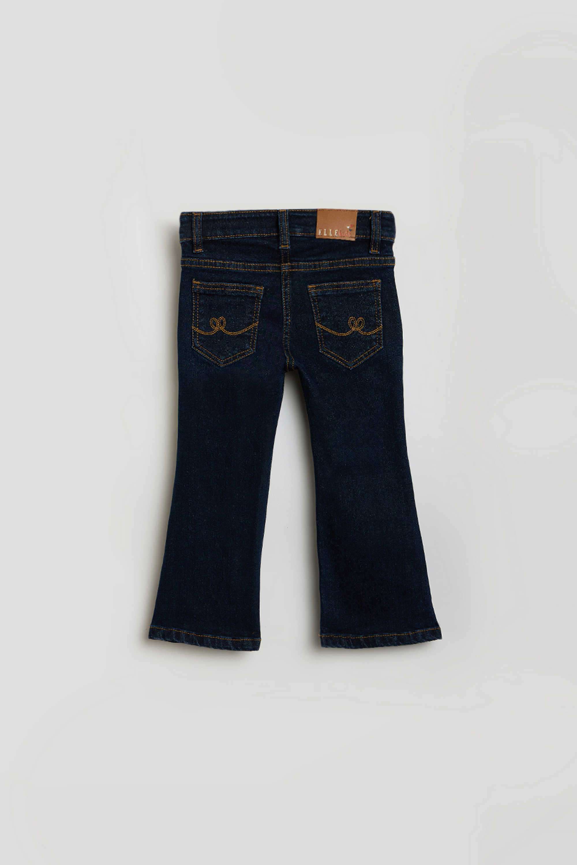 Solid-Cotton-Bootcut-Fit-Girl-s-Jeans