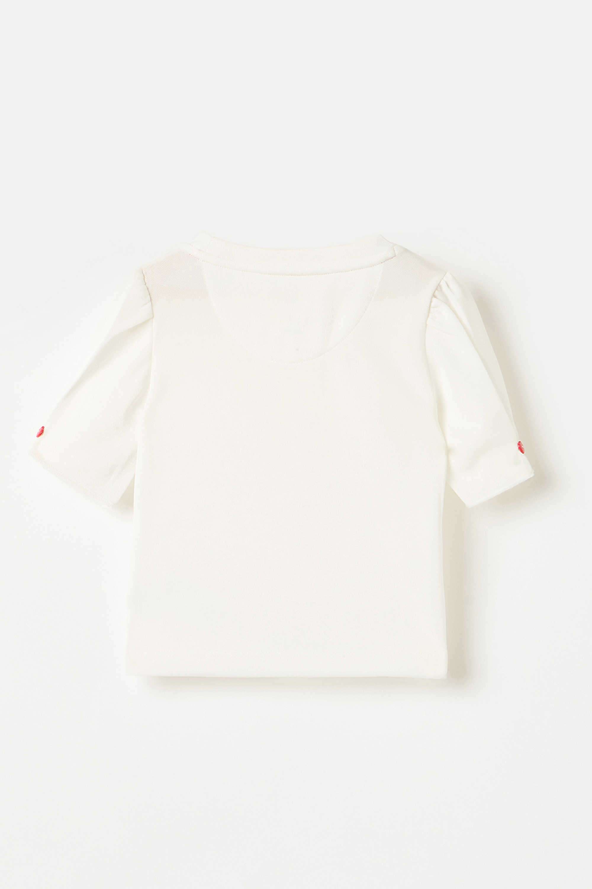 Graphic-Print-Polyester-Round-Neck-Girl-s-Top
