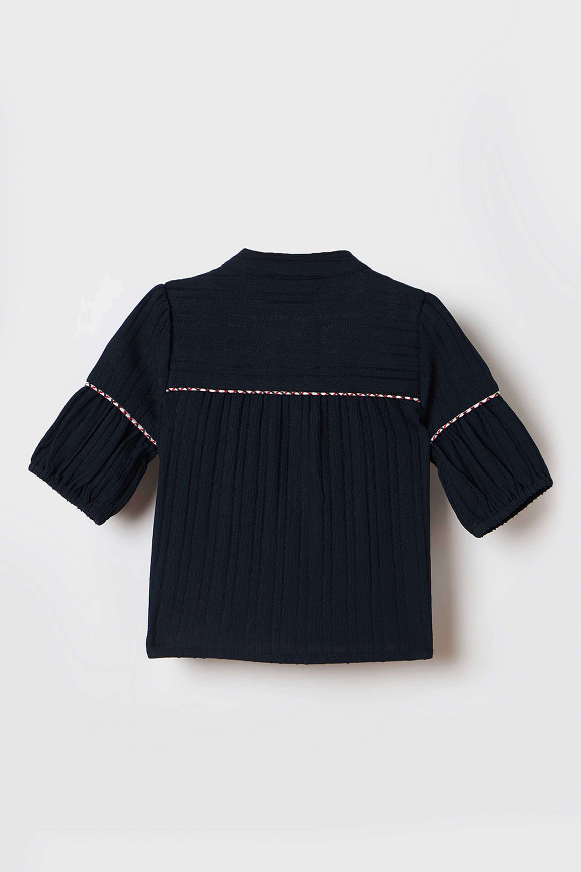 Embroidered-Cotton-Collared-Girl-s-Top