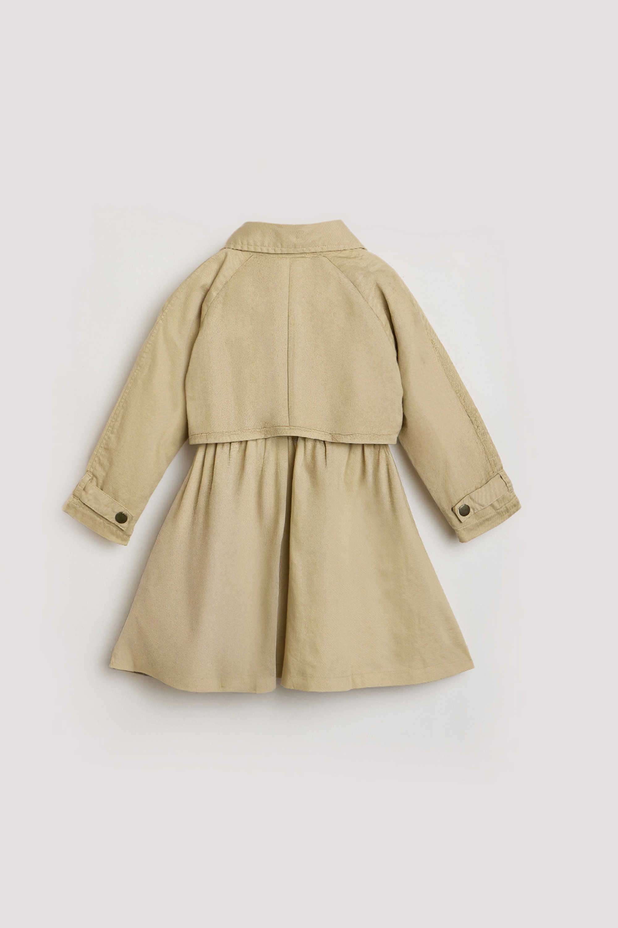 Solid-Cotton-Collared-Girl-s-Casual-Wear-Dress