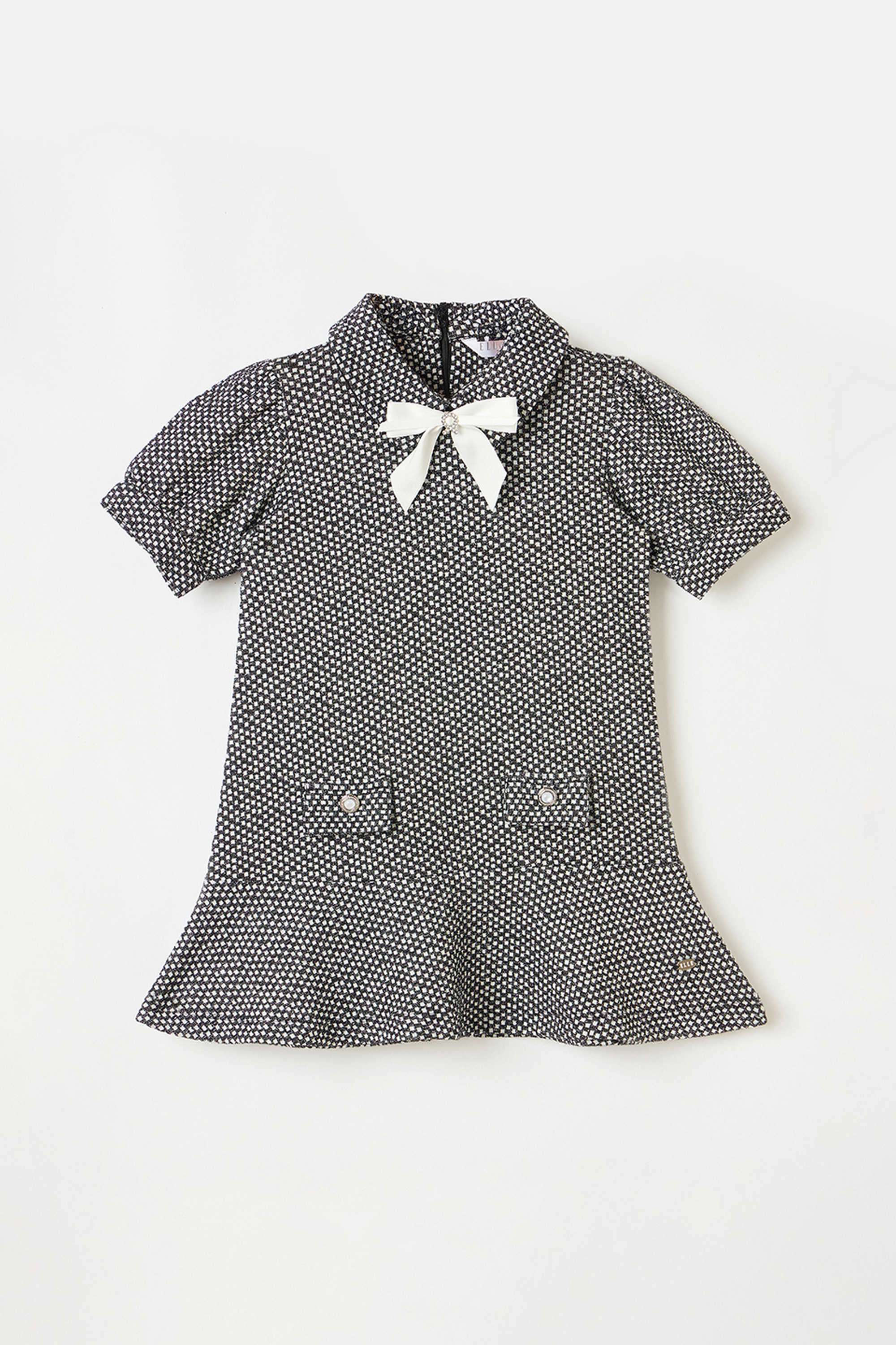 Solid-Cotton-Collared-Girl-s-Casual-Wear-Dress