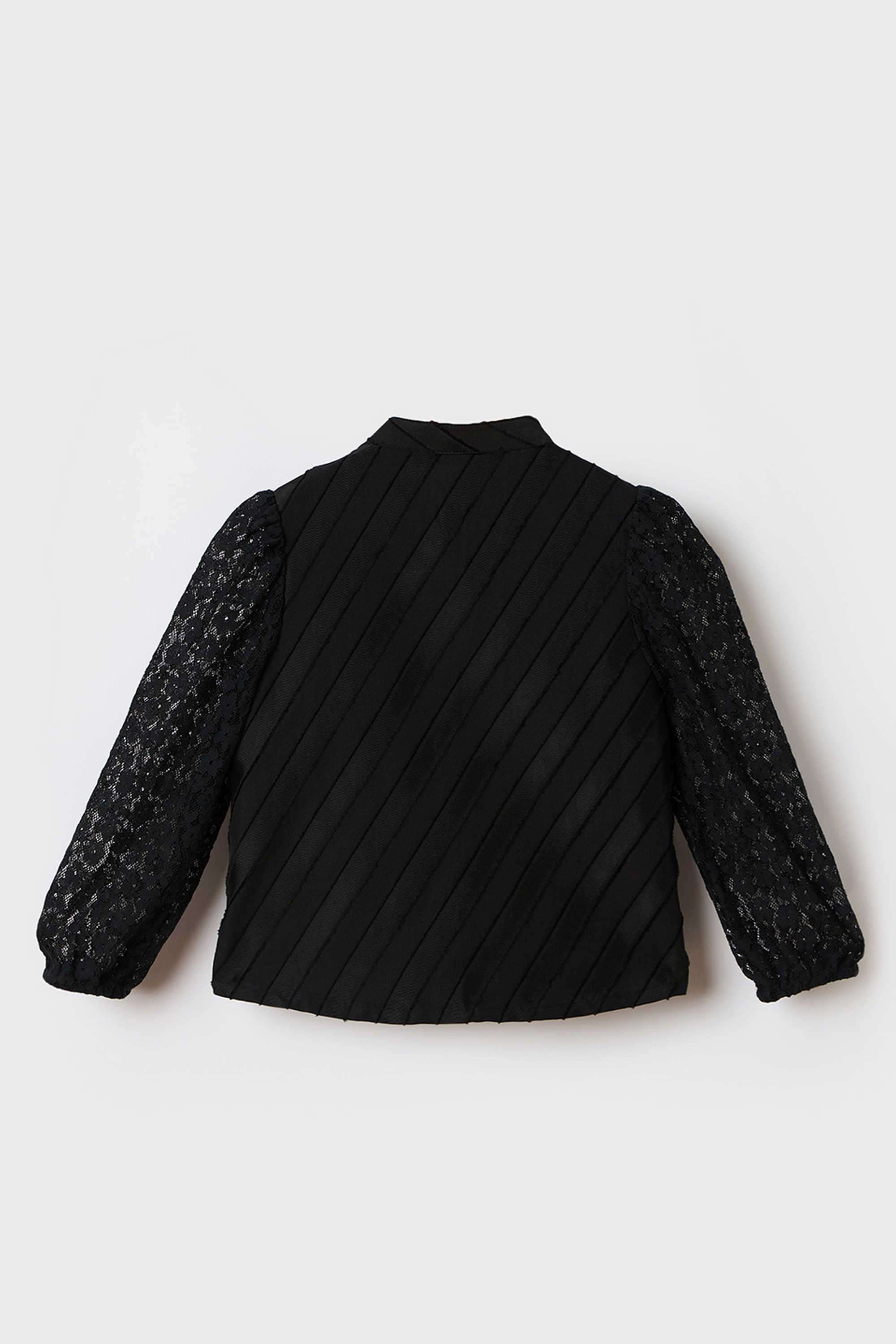 Solid-Cotton-Collared-Girl-s-Top