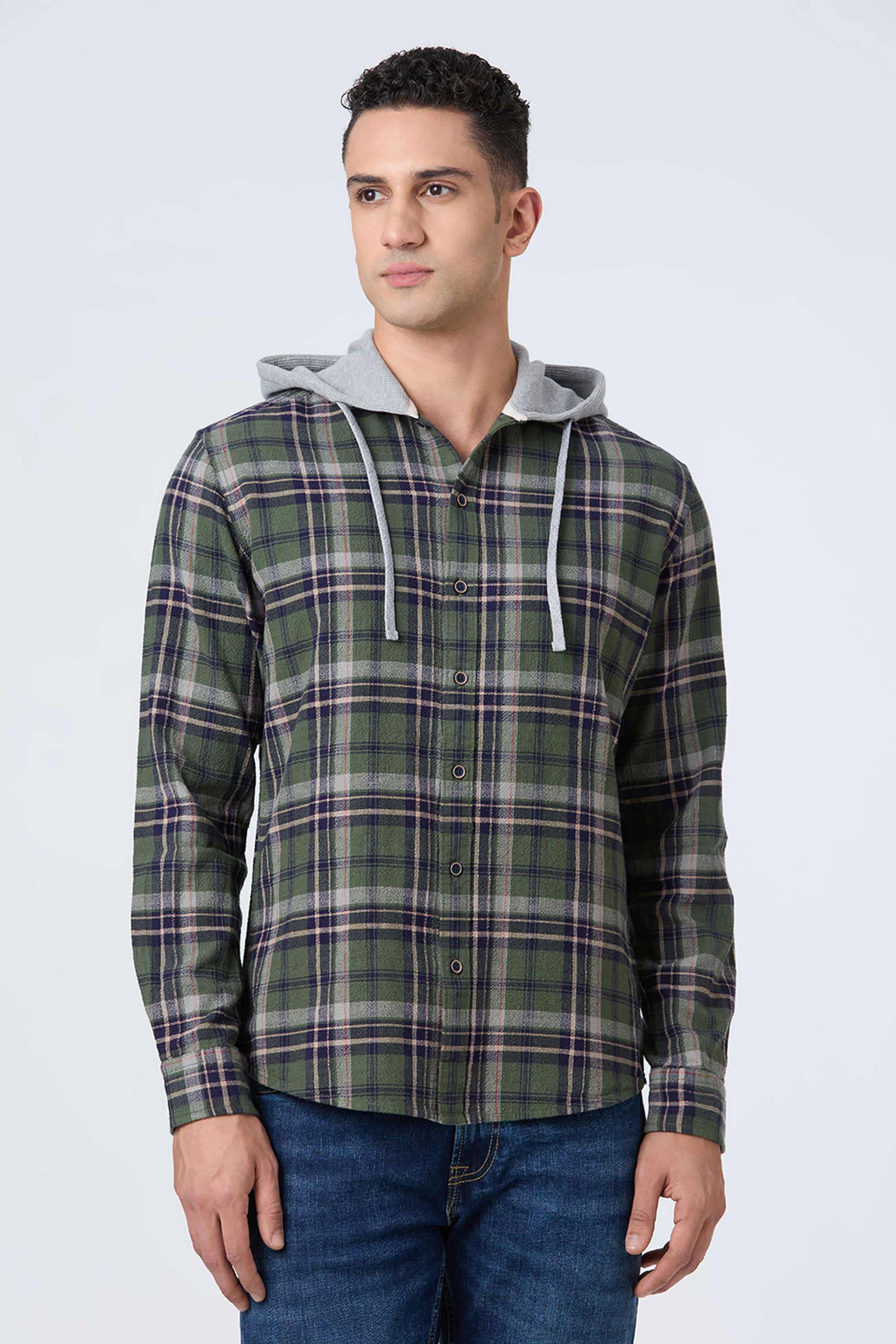 Checks-Cotton-Regular-Fit-Men-Casual-Shirt
