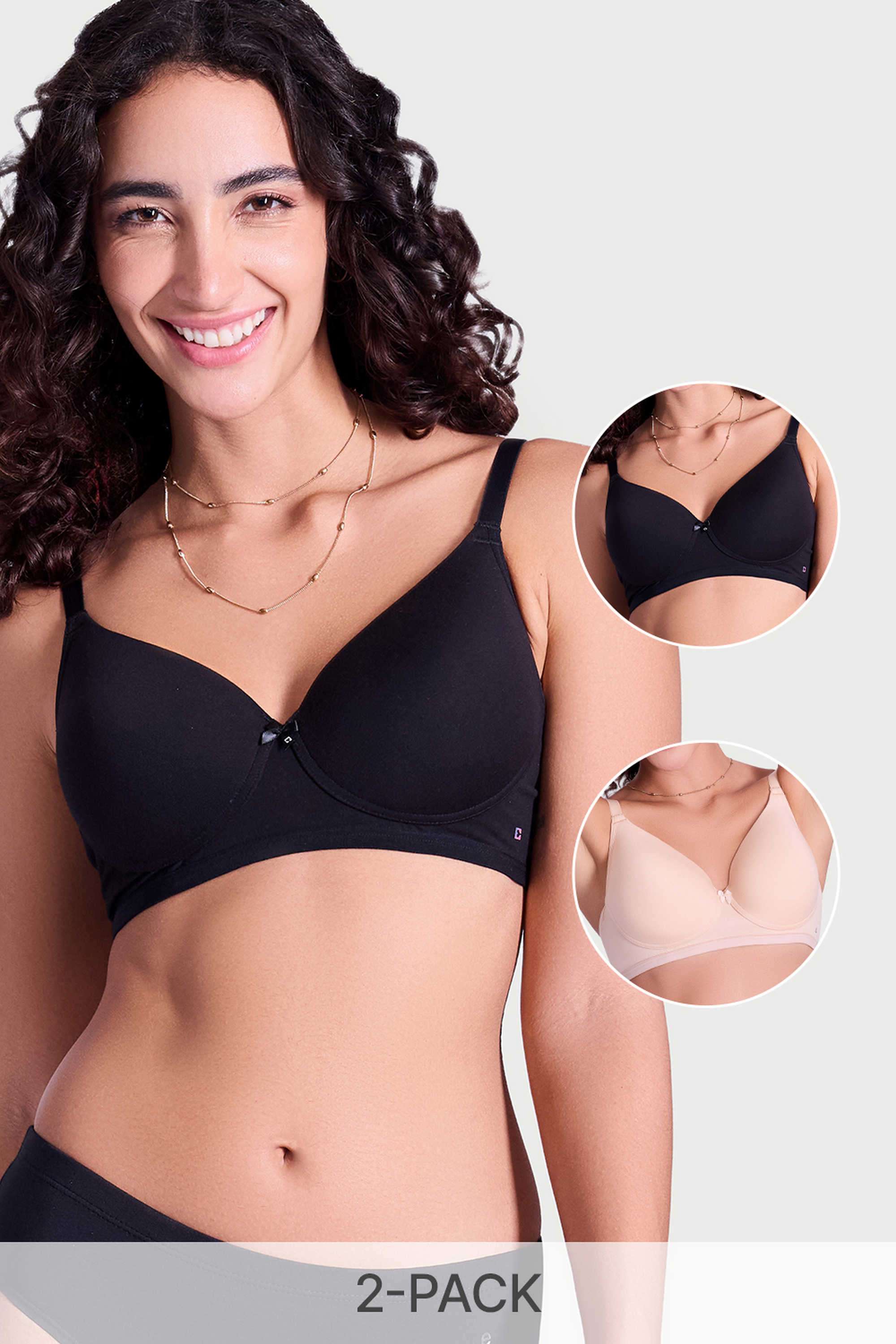 Non-Wired-Regular-Medium-Padded-Women-Bra