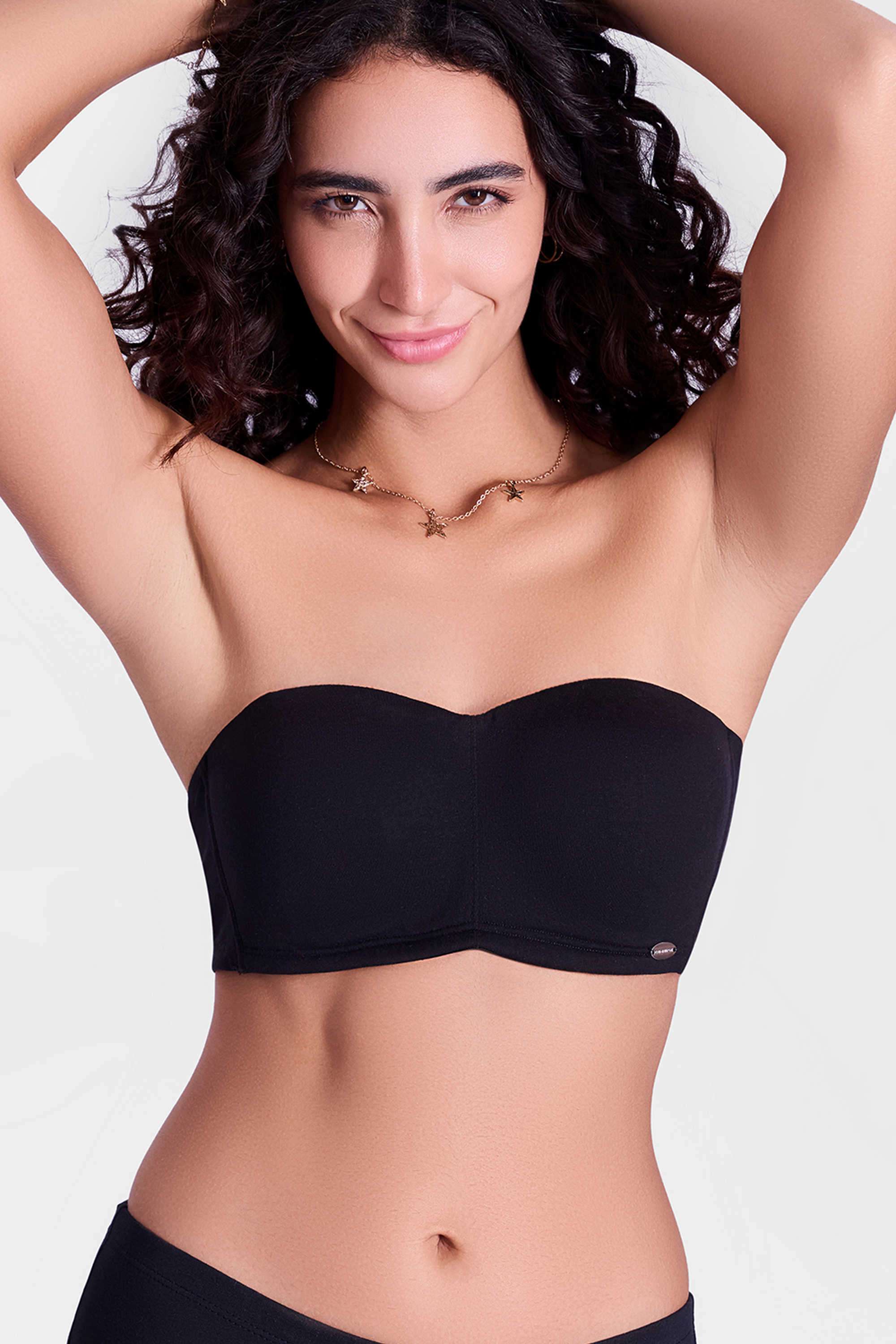Non-Wired-Strapless-Medium-Padded-Bra-Women-s-Bra