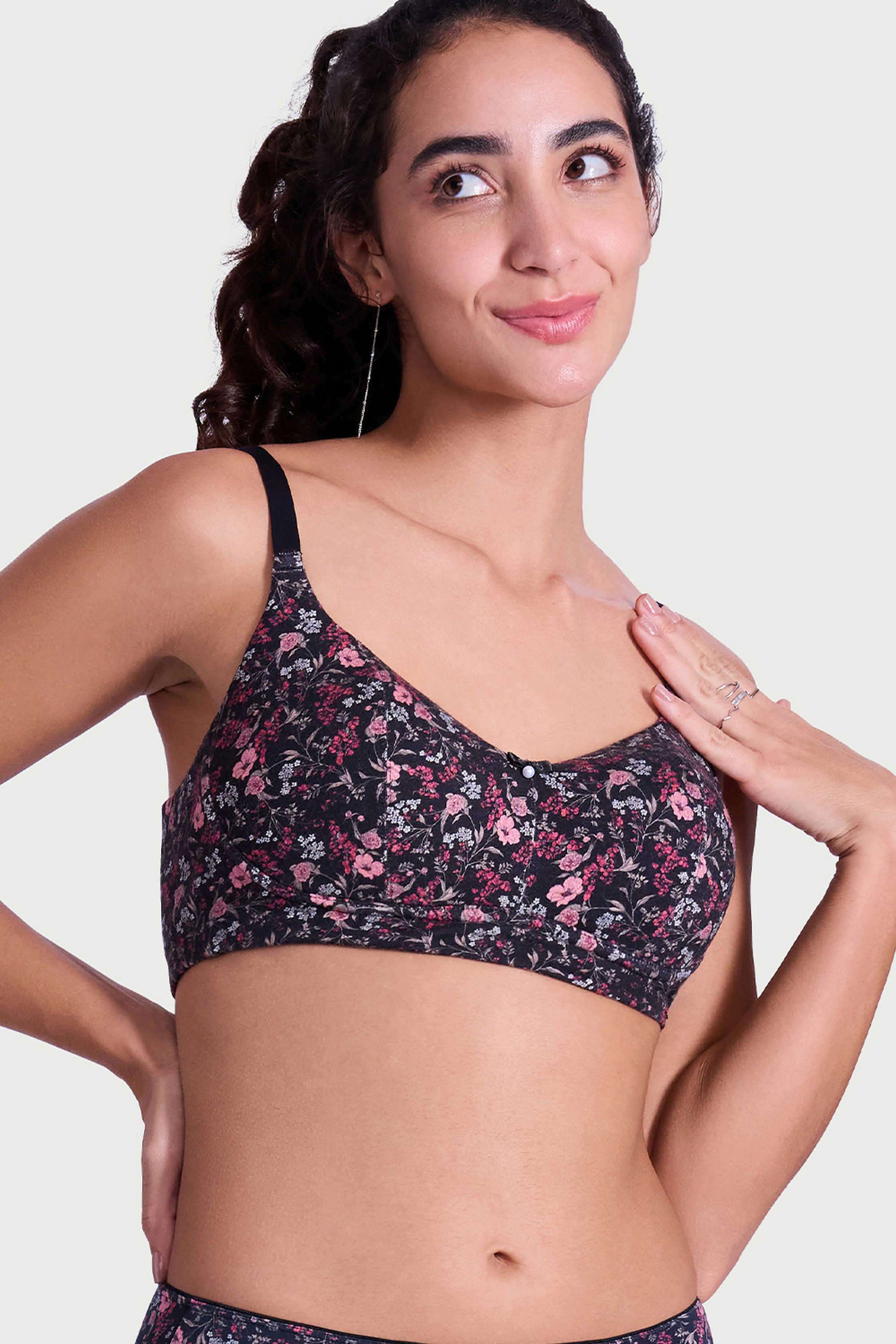 Non-Wired-Regular-Medium-Padded-Bra-Women-s-Bra