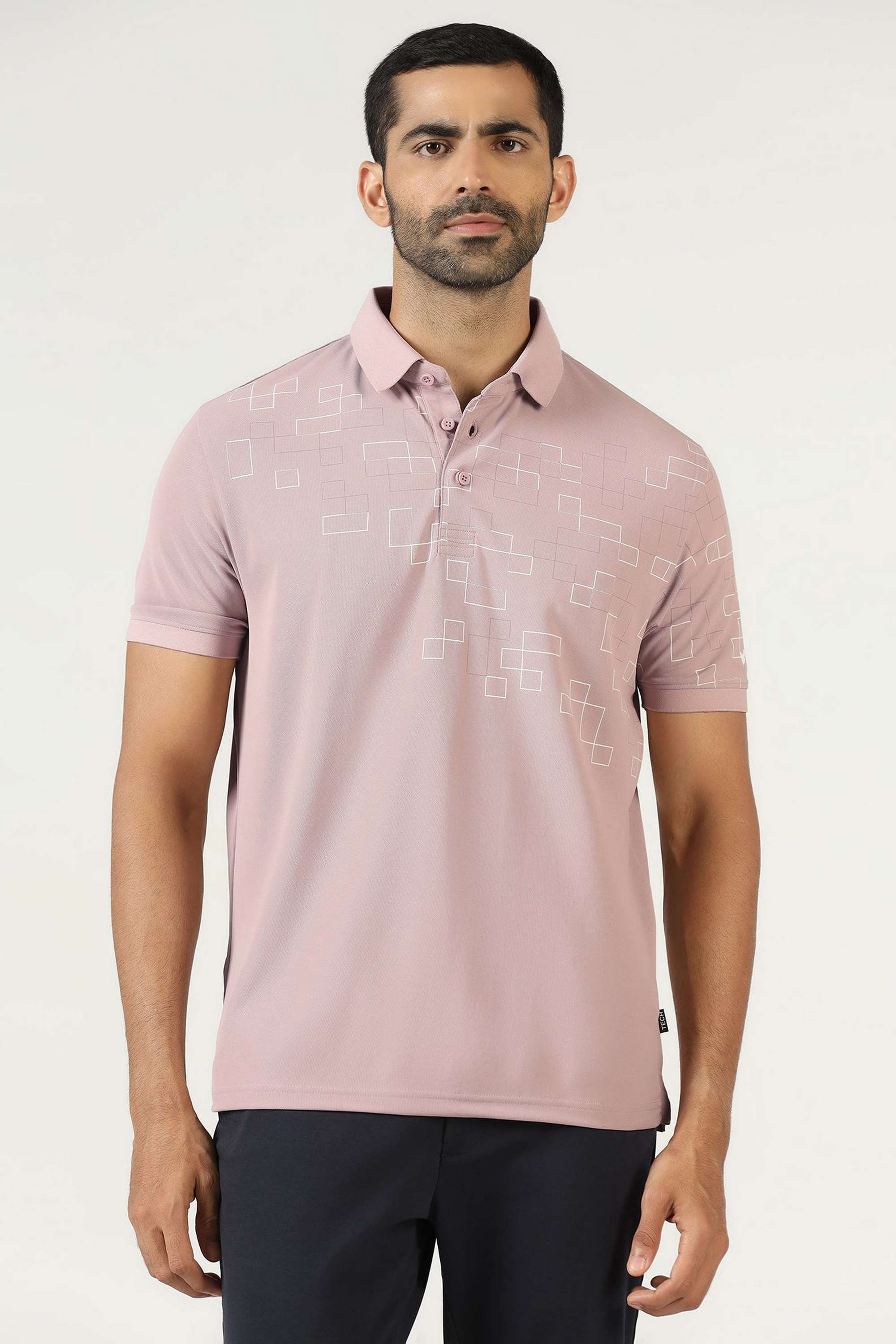 Solid-Polyester-Polo-Men-s-T-Shirt