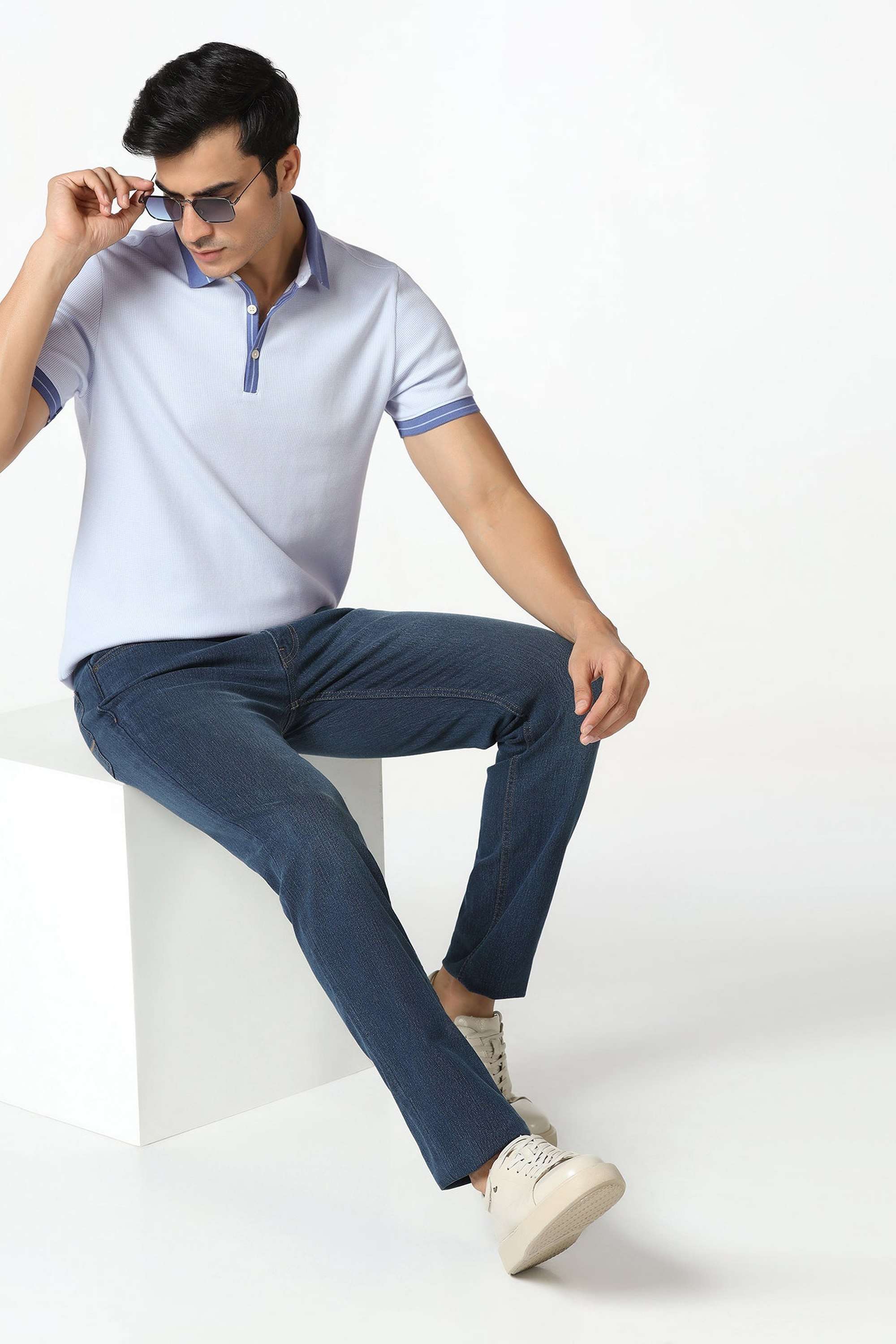 Solid-Cotton-Slim-Fit-Men-s-T-Shirt