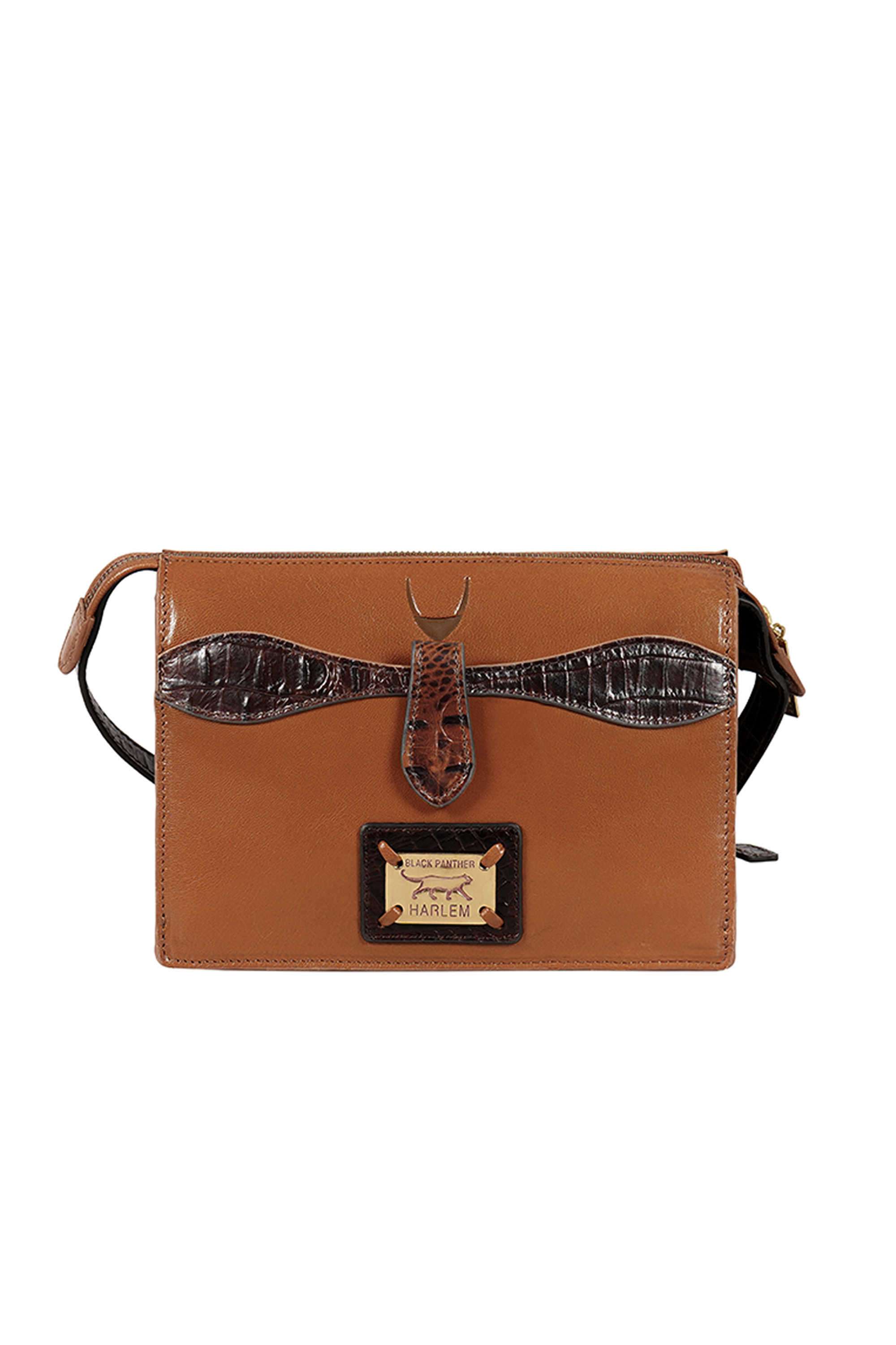 Harlem-Pure-Leather-Zipper-Closure-Women-s-Sling-Bag