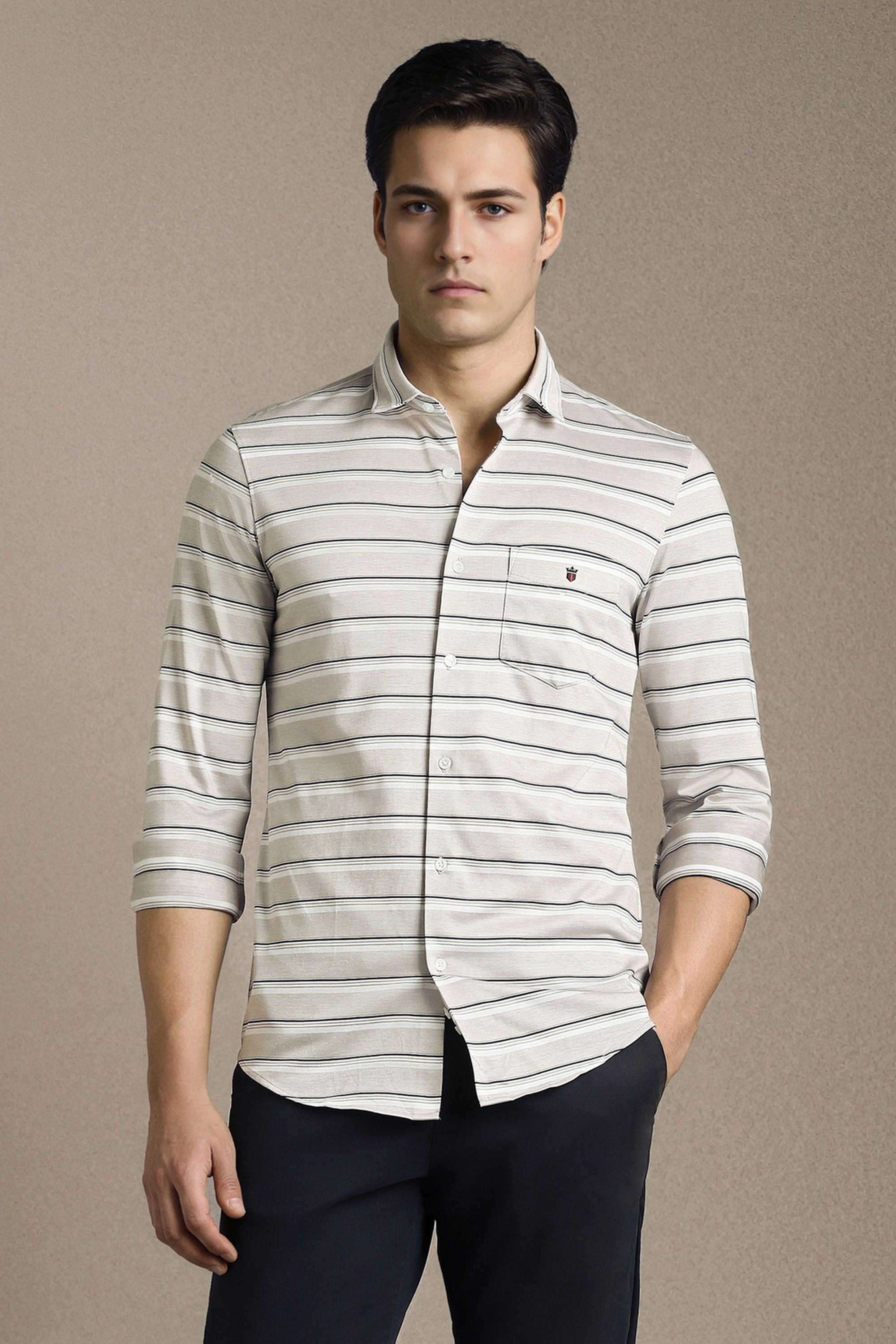 Stripes-Cotton-Slim-Fit-Men-Casual-Wear-Shirt