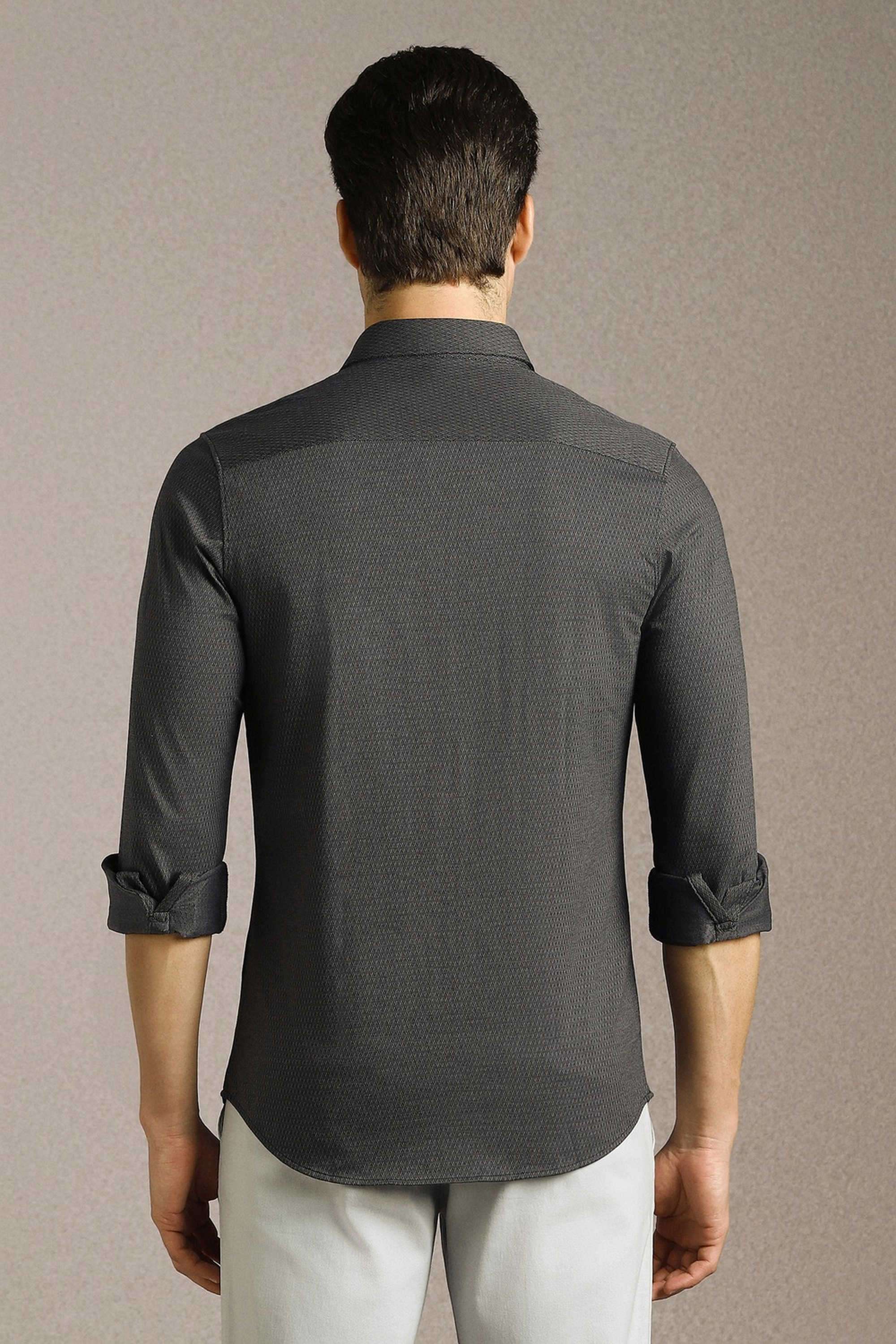 Textured-Cotton-Slim-Fit-Men-Casual-Wear-Shirt