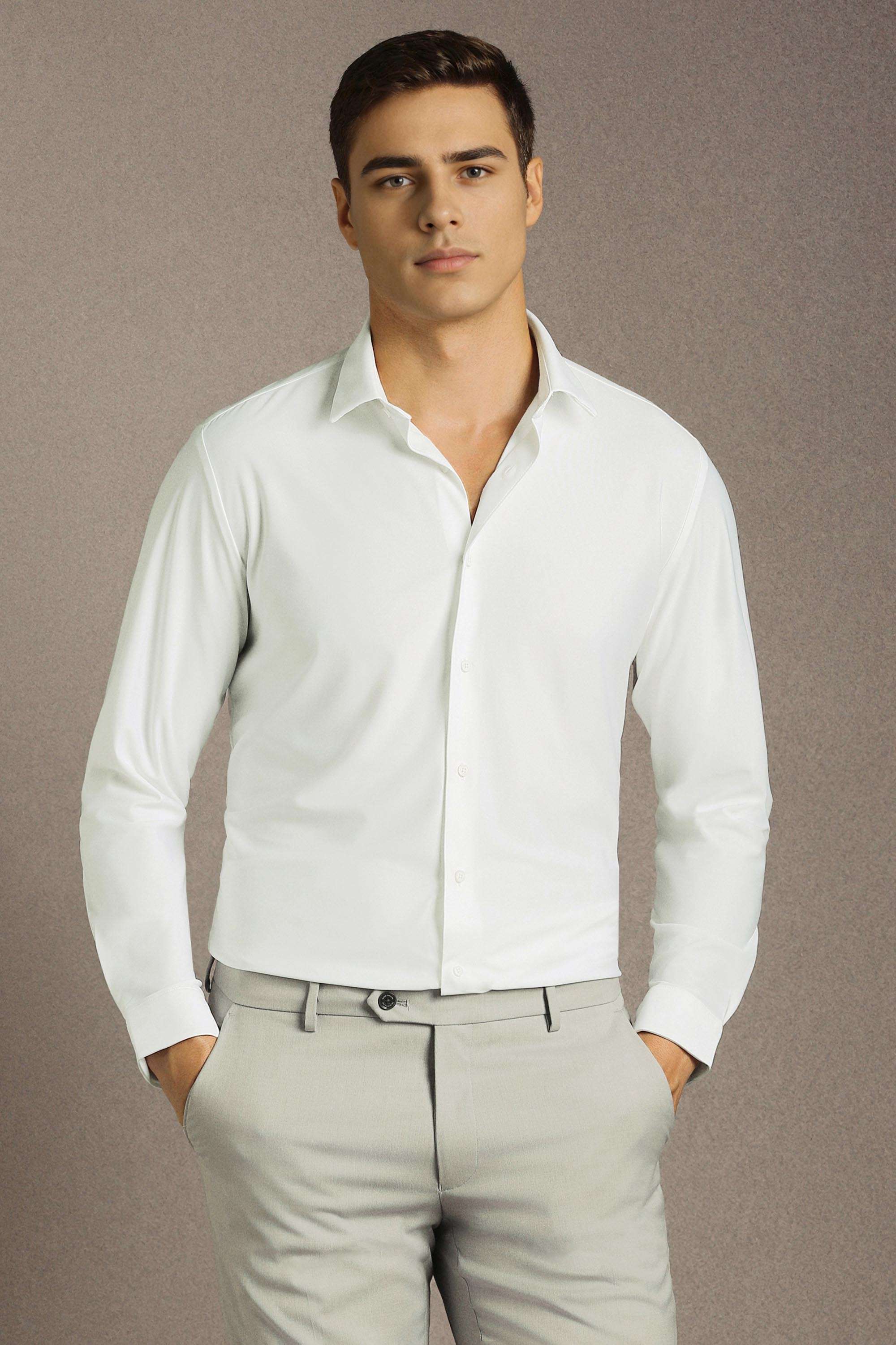 Solid-Polyester-Super-Slim-Fit-Men-Formal-Shirt