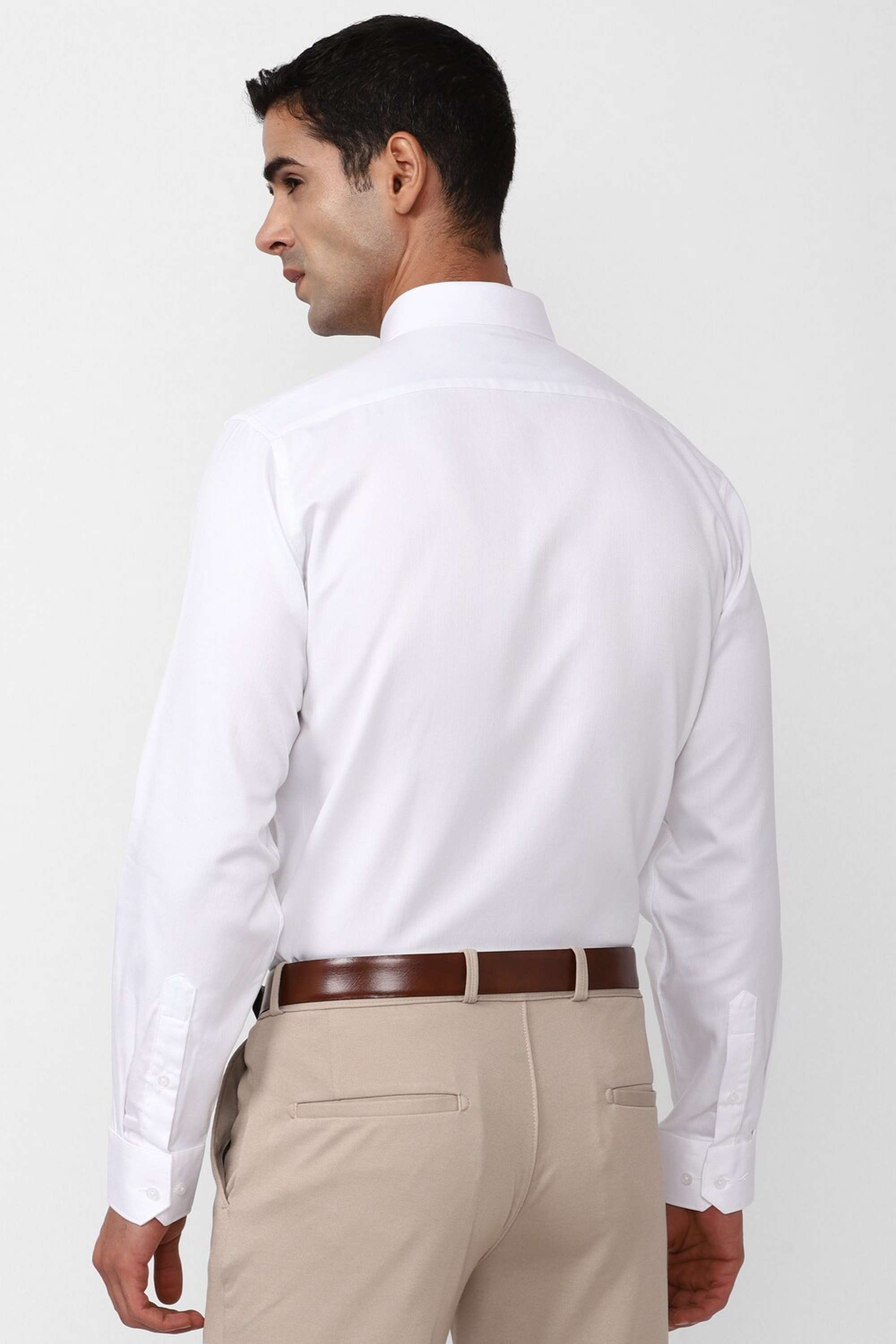 Textured-Collared-Cotton-Men-Formal-Wear-Shirt
