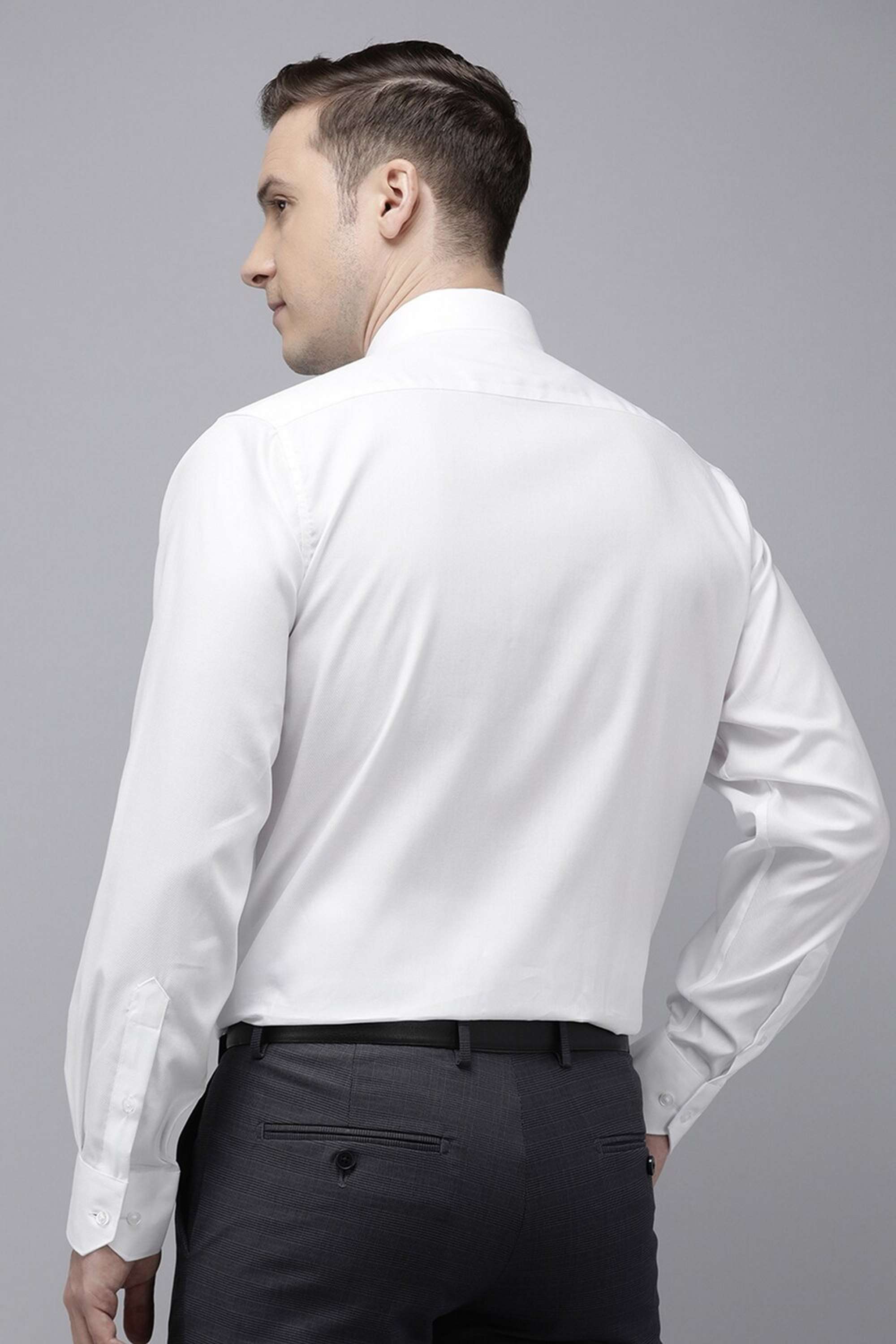 Textured-Collared-Cotton-Men-Formal-Wear-Shirt
