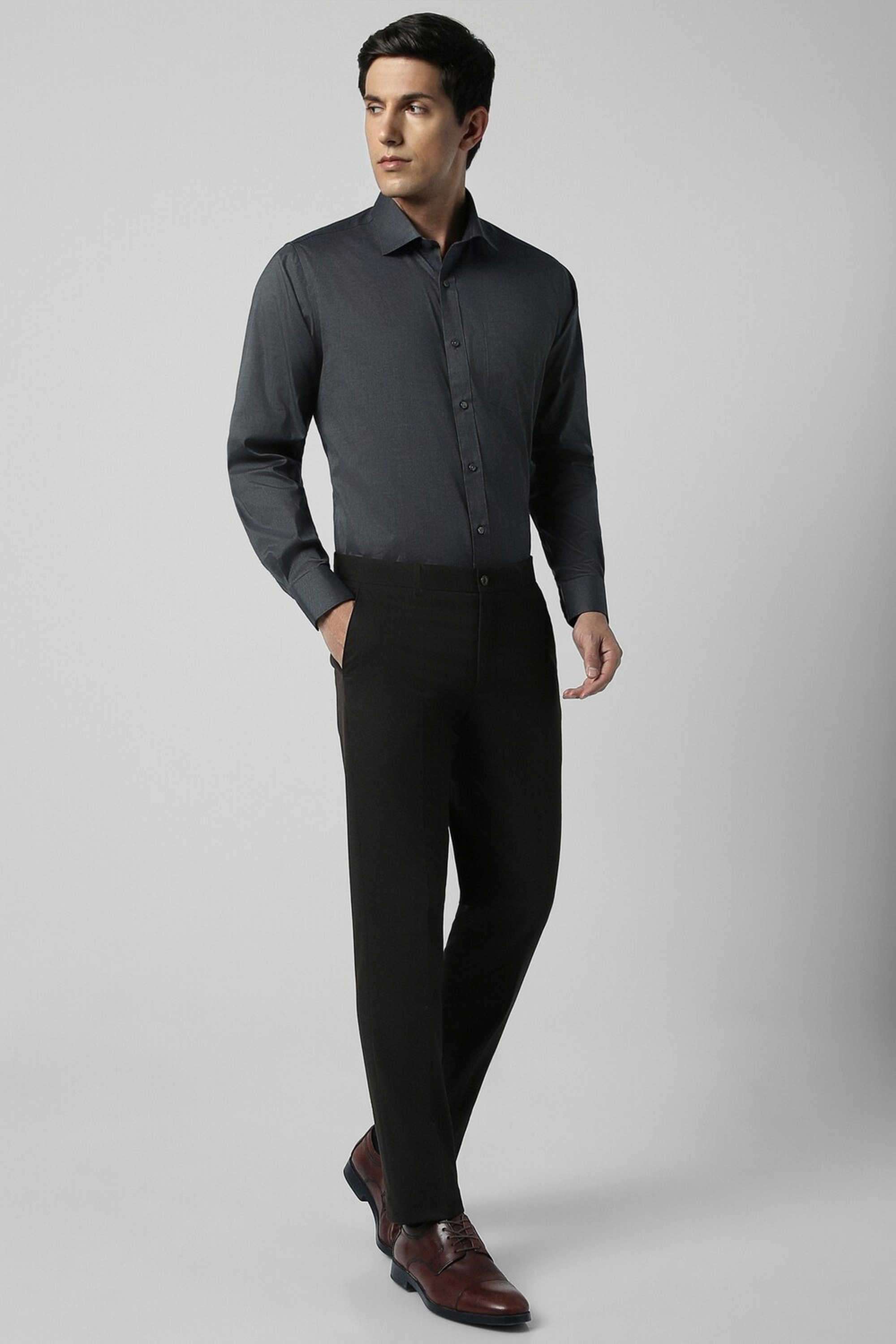 Textured-Cotton-Regular-Fit-Men-s-Formal-Shirt