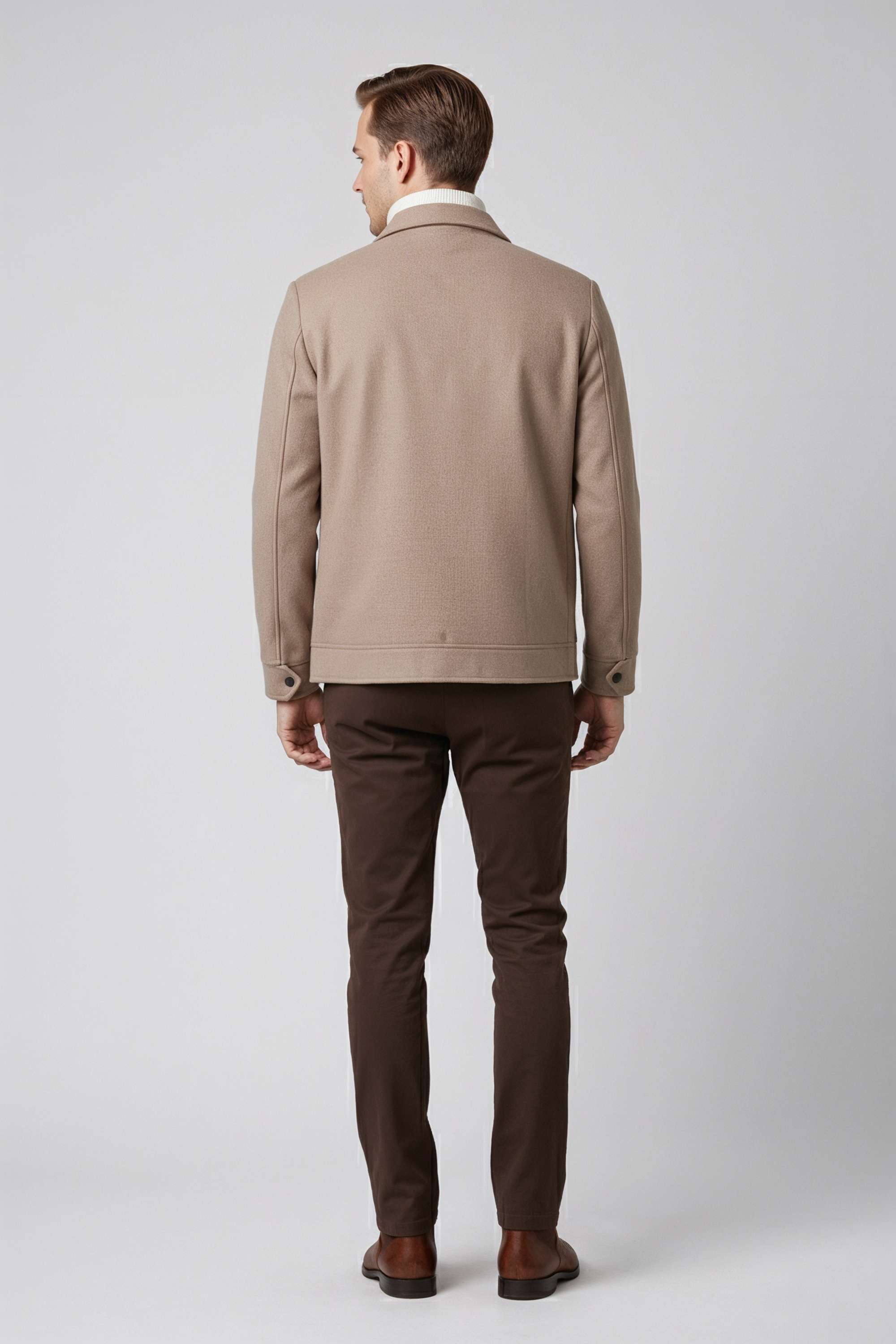 Polyester-Zipper-Regular-Fit-Men-s-Casual-Wear-Jacket