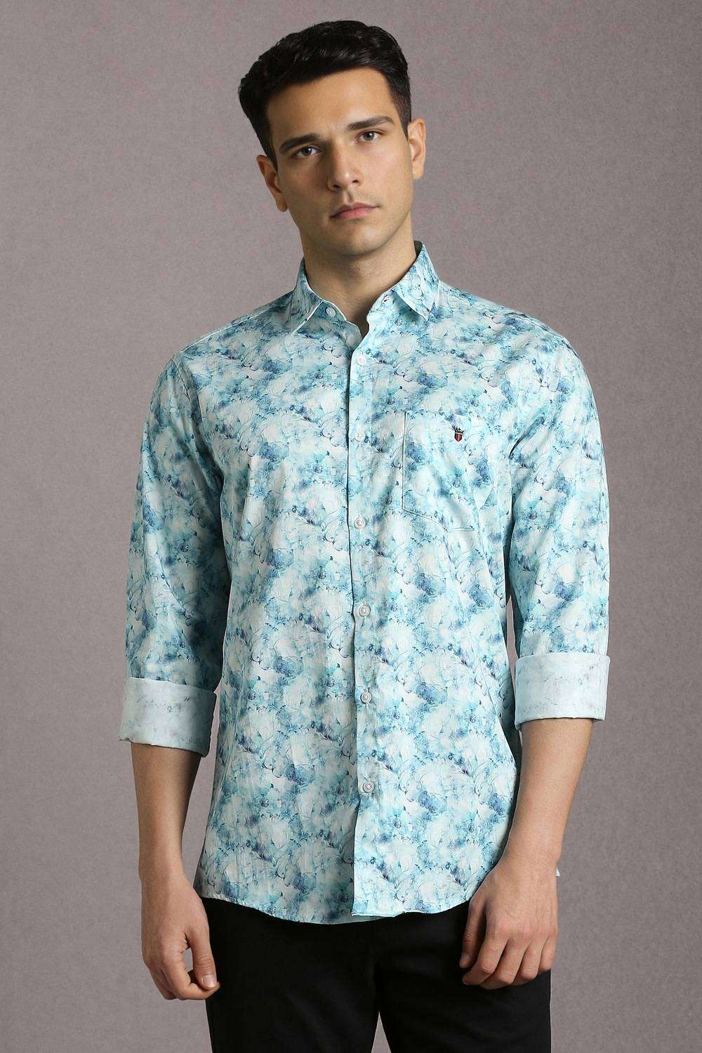 Printed-Cotton-Slim-Fit-Men-s-Shirt
