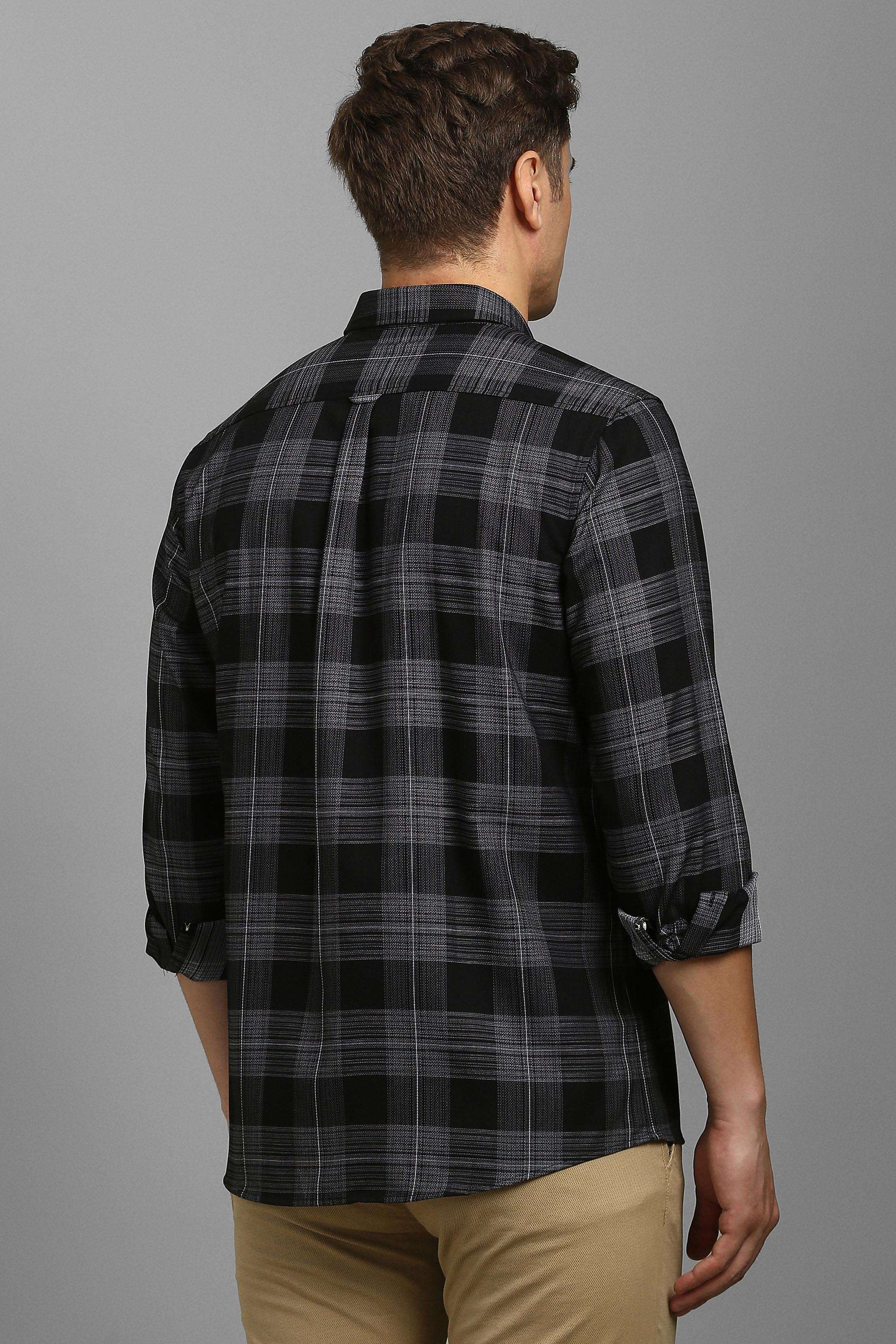 Checks-Cotton-Slim-Fit-Men-Casual-Shirt