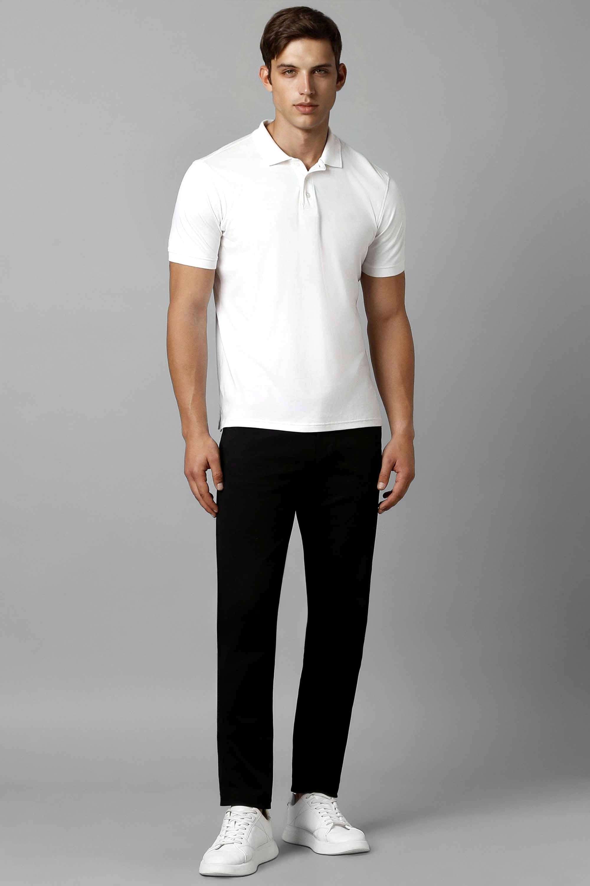 Solid-Cotton-Blend-Tapered-Fit-Men-Trousers