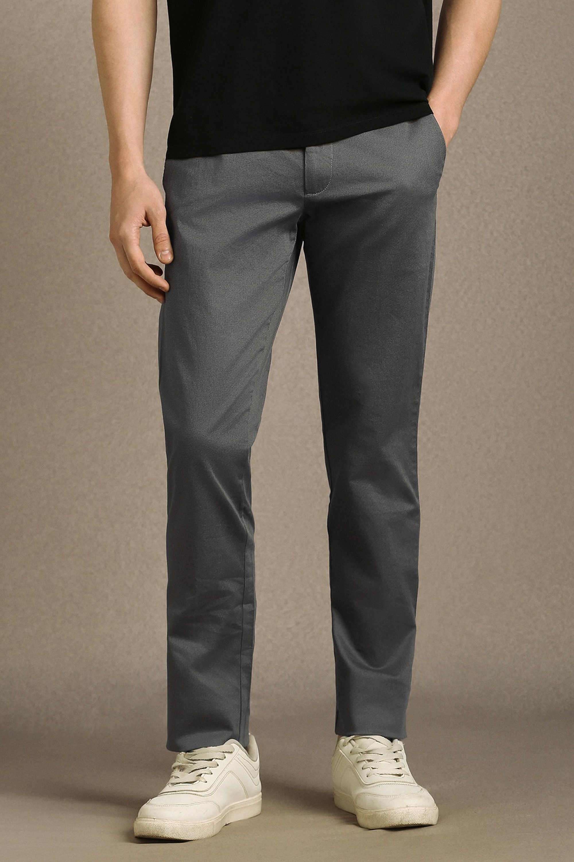 Printed-Cotton-Blend-Tapered-Fit-Men-Trousers