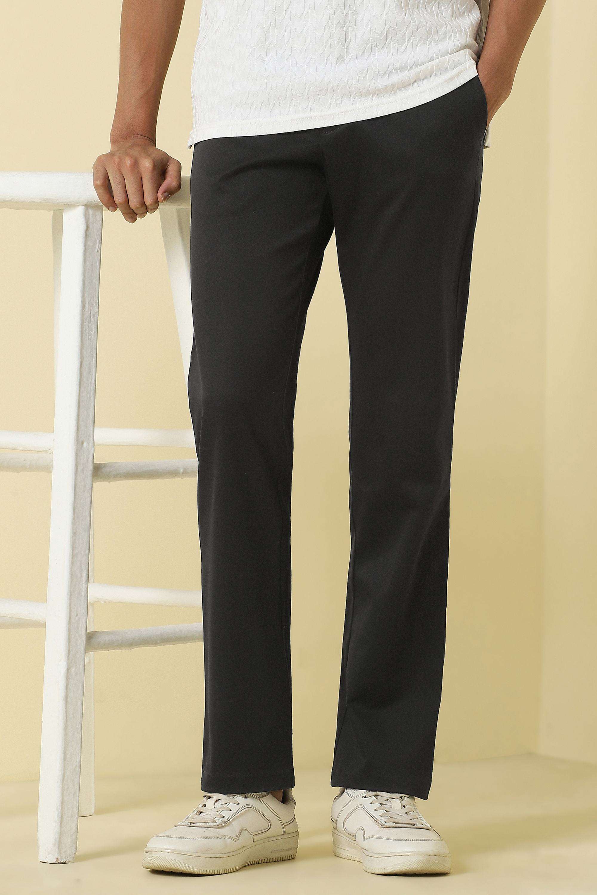 Solid-Cotton-Blend-Regular-Fit-Men-s-Trousers