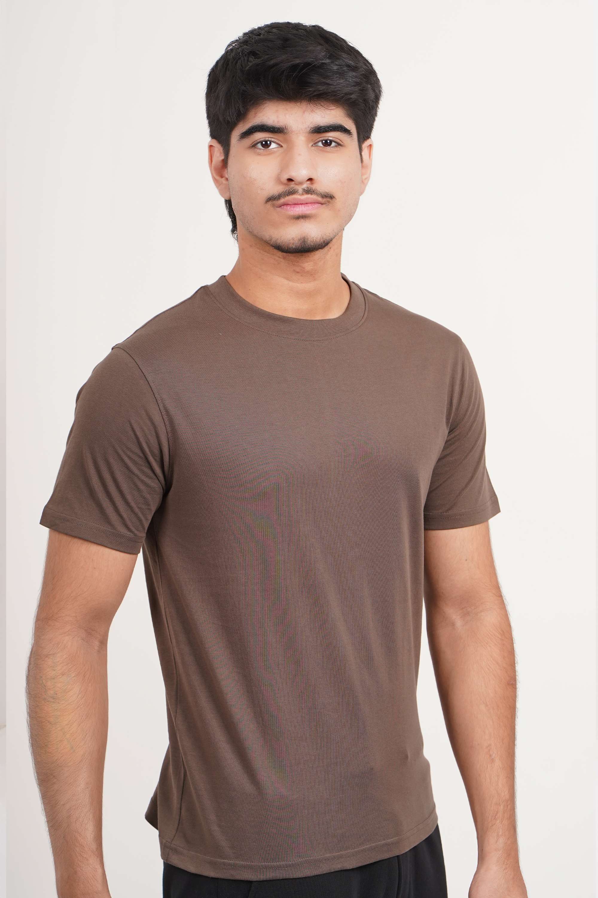 Solid-Cotton-Crew-Neck-Men-s-T-Shirt