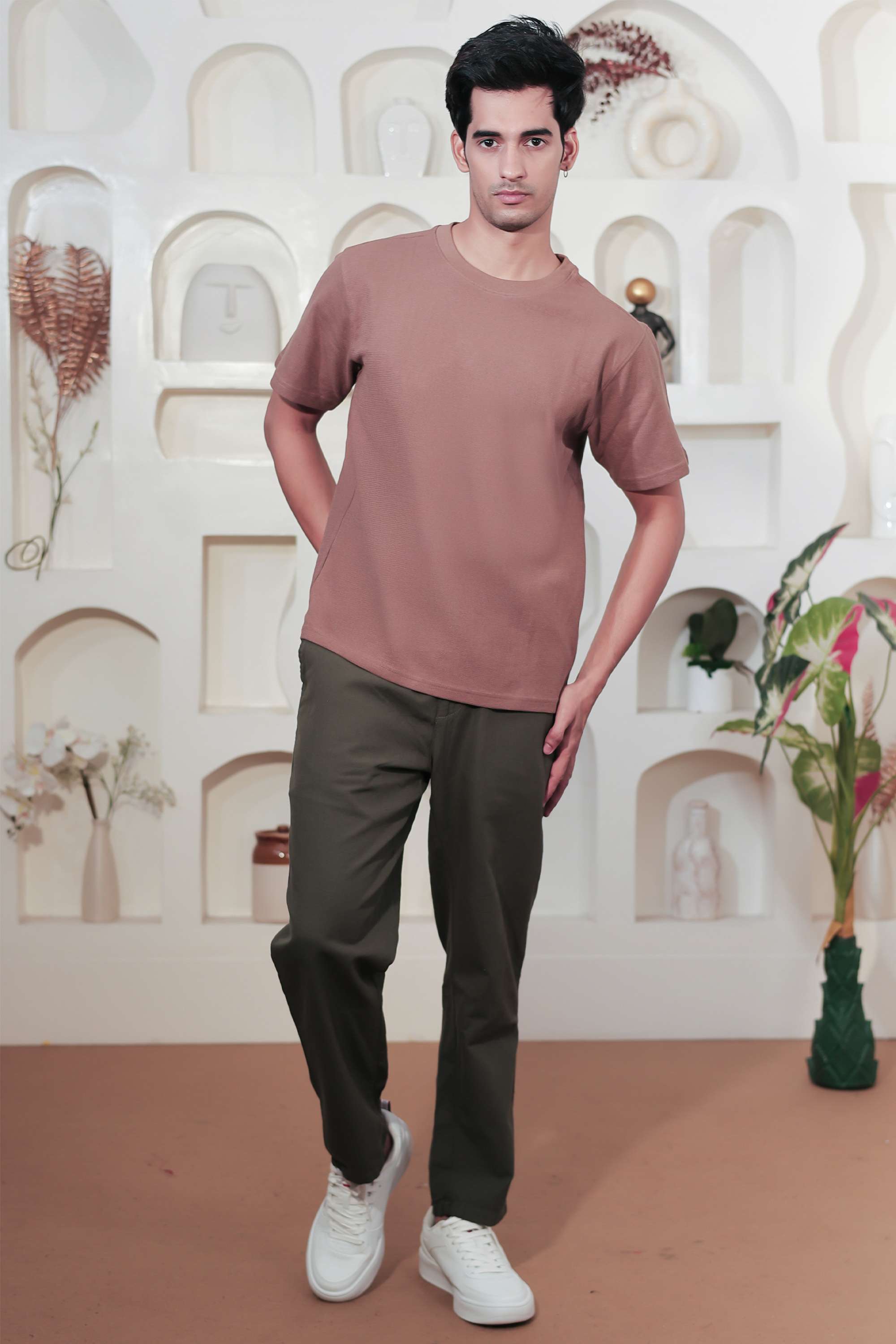 Solid-Cotton-Relaxed-Fit-Men-s-T-Shirts