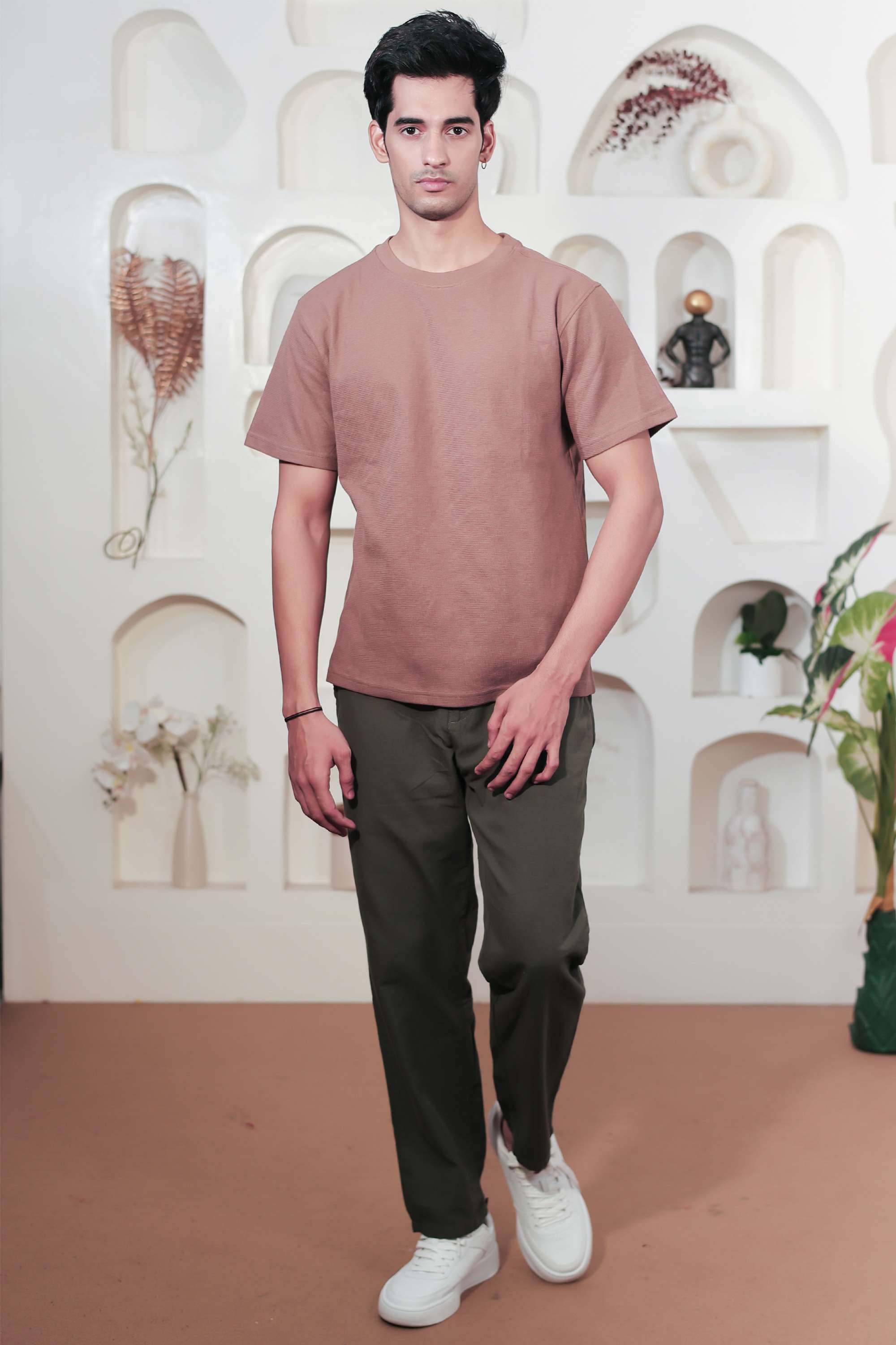 Solid-Cotton-Relaxed-Fit-Men-s-T-Shirts